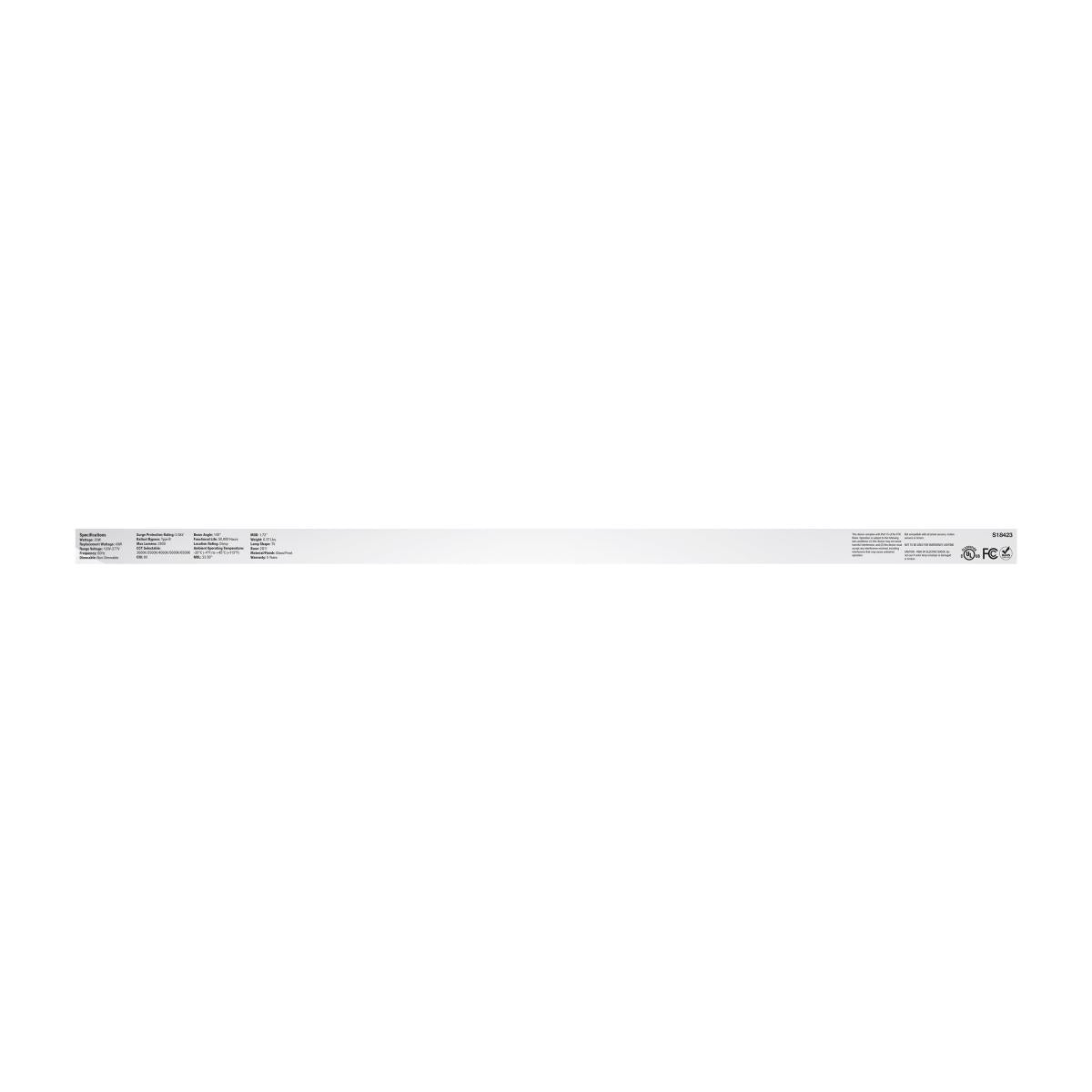 4 Pin PLL LED Lamp 20W 2800 Lumens Ballast Bypass 3000K-6500K 2G11 Base - Energy Saving Replacement for Fluorescent Lights in Offices, Garages & Commercial Spaces