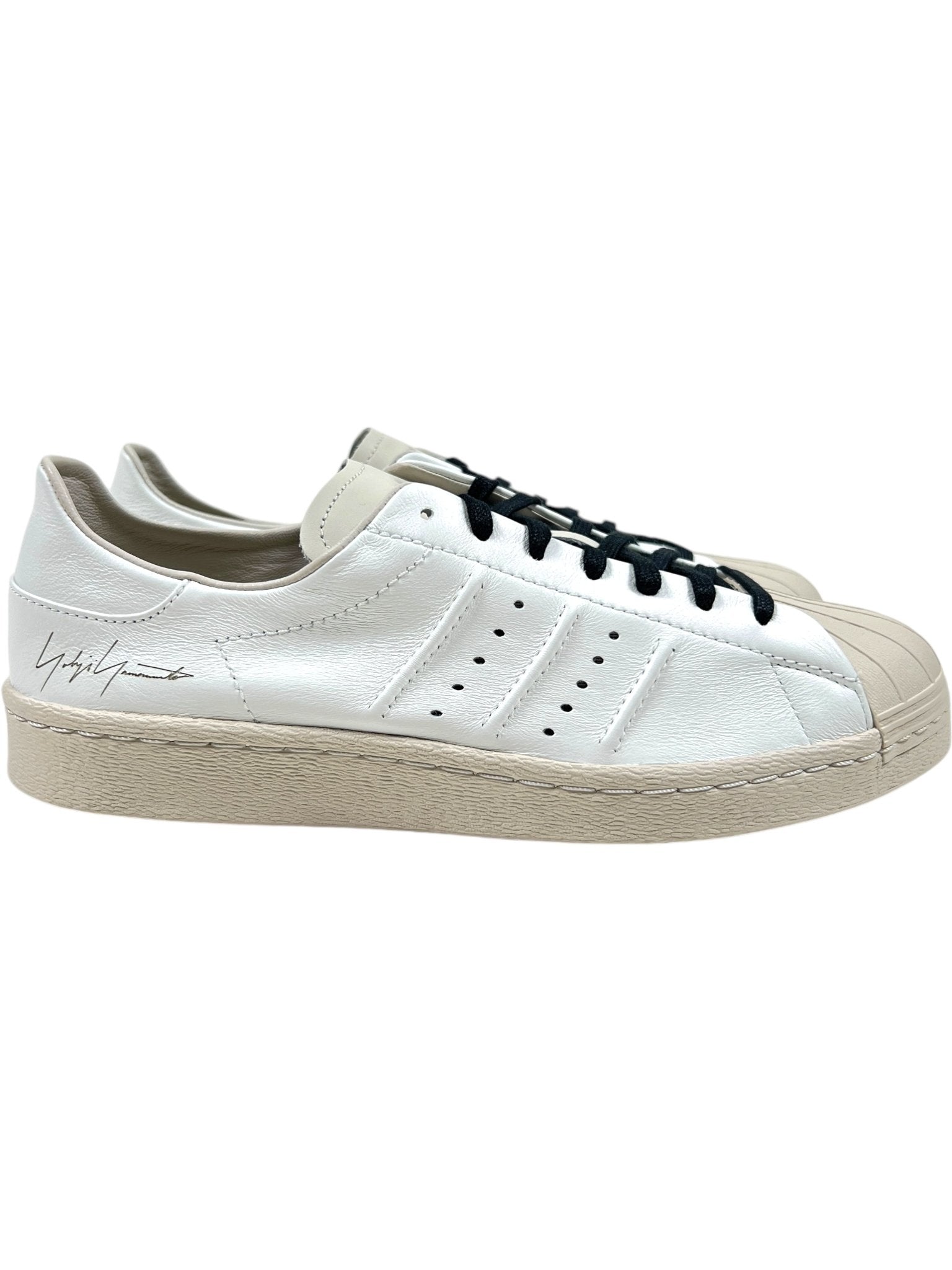 adidas Y-3 JQ5002 Superstar Sneakers in White, Talc & Black - Stylish Streetwear for Men & Women | Perfect for Casual Outfits, Urban Fashion & Everyday Wear