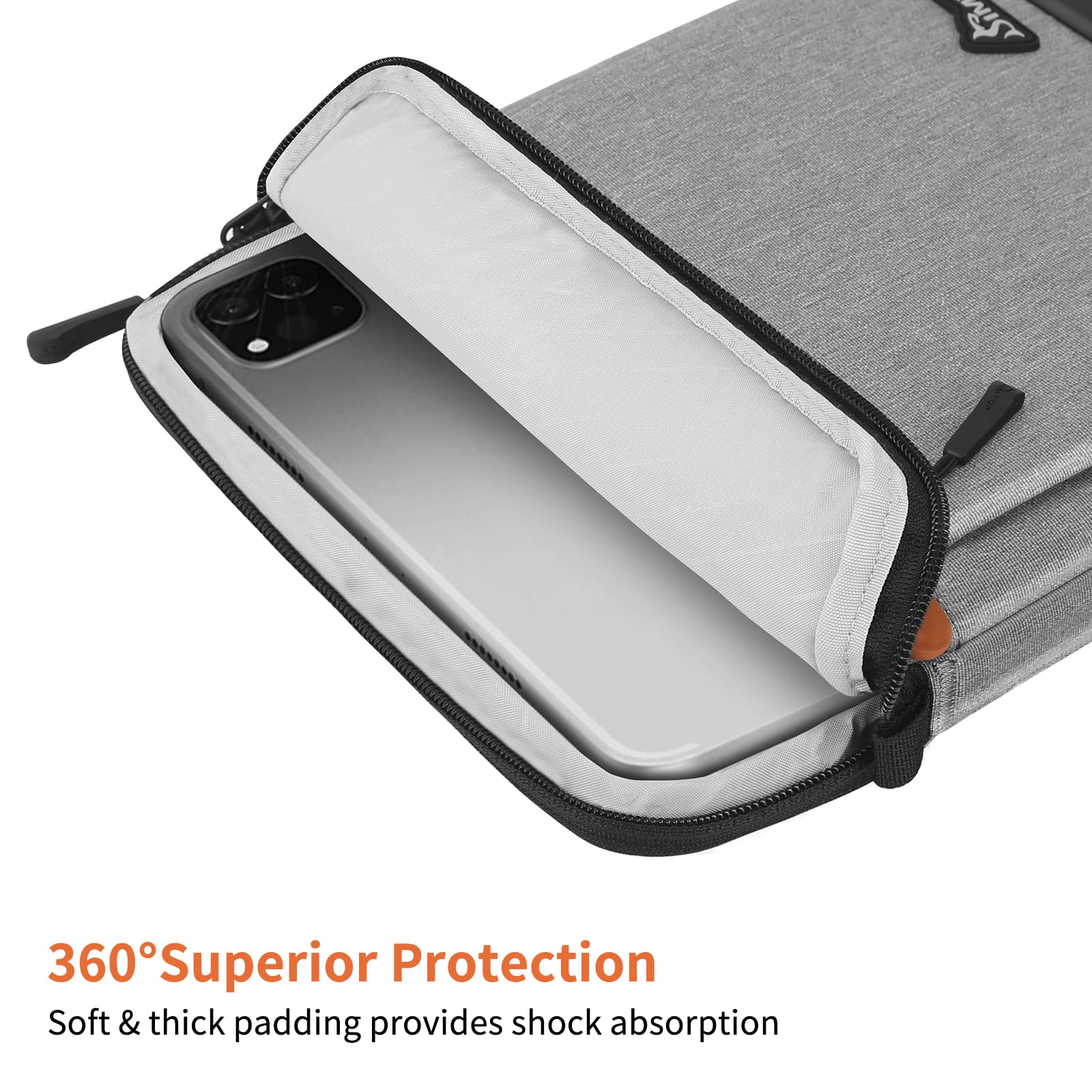 Premium Tablet Sleeve Case - S1014 Series | Ultra Slim Protective Cover for iPad, Samsung Galaxy Tab | Perfect for Work, Travel & School Use