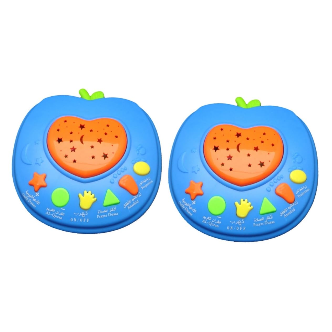 HEMOTON 2-Pack Musical Storytelling Toy Set - Interactive Educational Learning Machine for Kids (Blue) | Perfect for Early Childhood Development & Classroom Activities