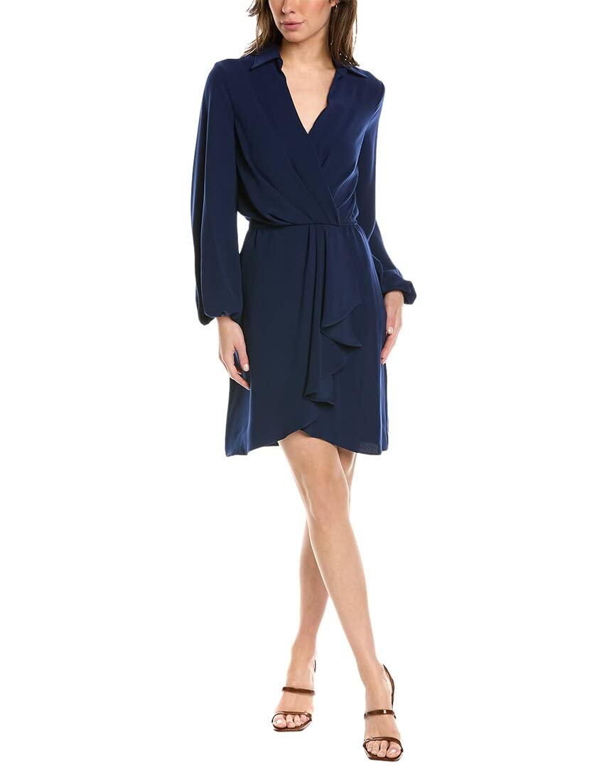 Trina Turk Women's Long Sleeve Revelry Dress - Floral Print Party Dress for Cocktail, Wedding & Holiday Events - Elegant Midi Dress for Women's Night Out & Special Occasions