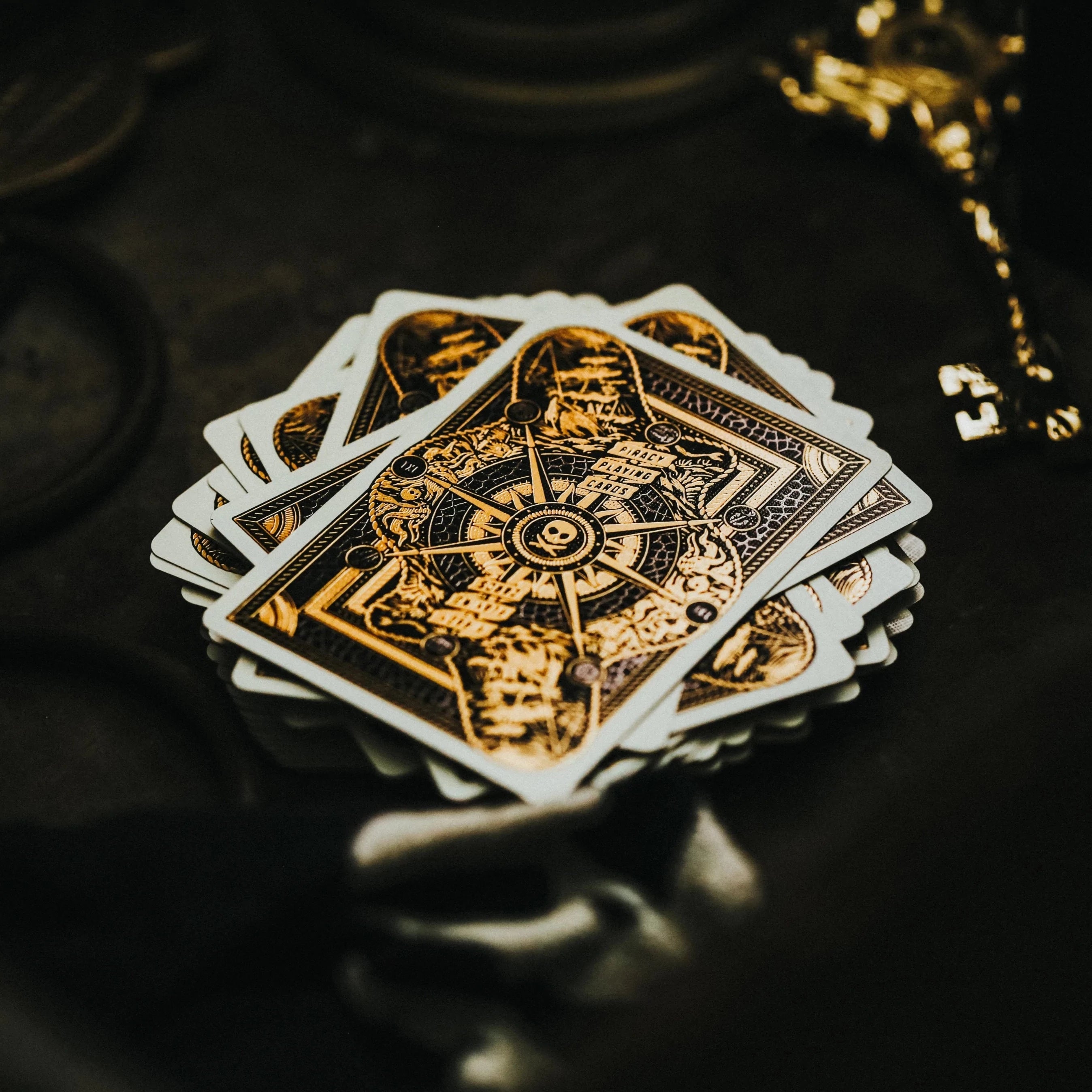 Peter McKinnon & Theory11 Premium Piracy Playing Cards - High-Quality Deck for Magic Tricks, Cardistry, and Poker Games