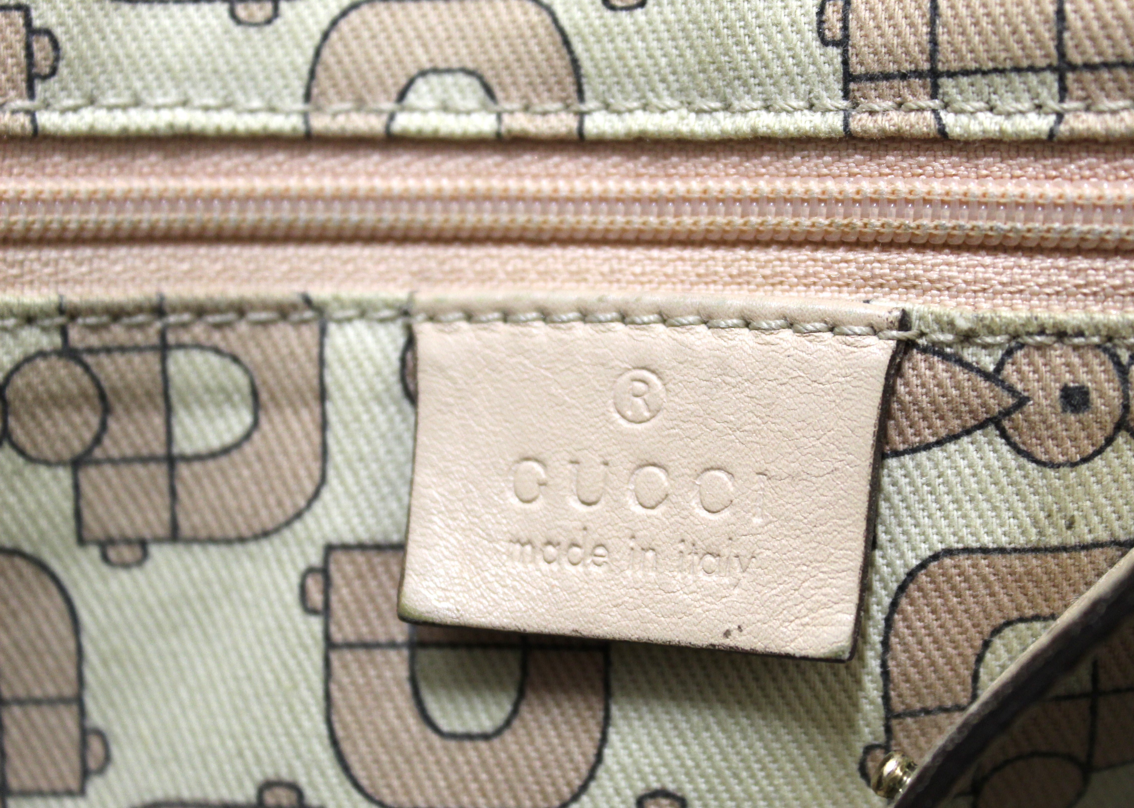 Authentic Gucci Soft Pink Guccissima Leather Abbey Tote Shoulder Bag for Women - Luxury Designer Handbag for Work, Travel & Everyday Use (Style 130736)