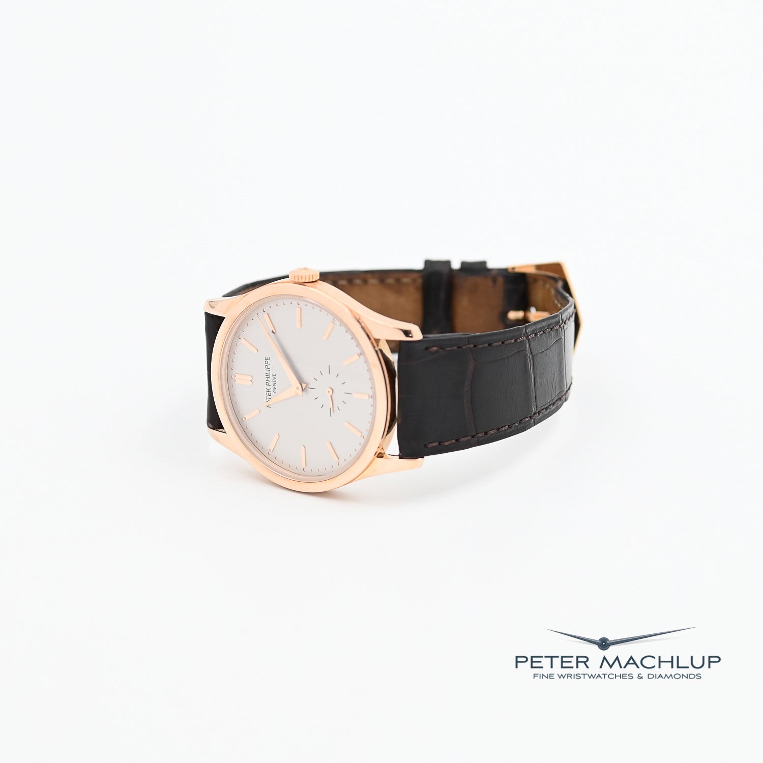 Patek Philippe Calatrava Small Seconds Men's Watch 18K White Gold - Luxury Dress Watch for Business & Formal Occasions