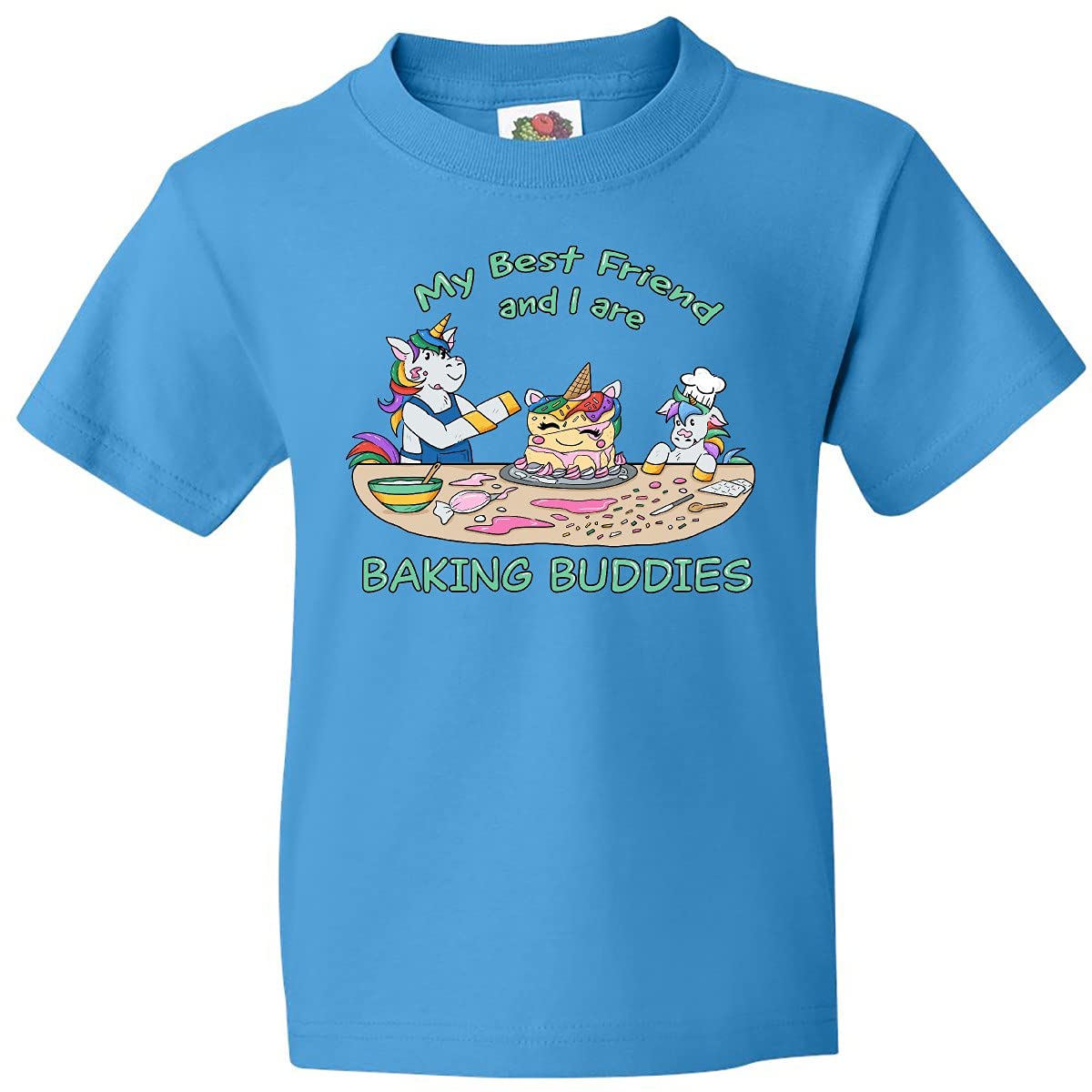 Inktastic Baking Buddies Youth T-Shirt - Best Friend Matching Tees for Baking Fun, Kitchen Adventures & Sweet Memories