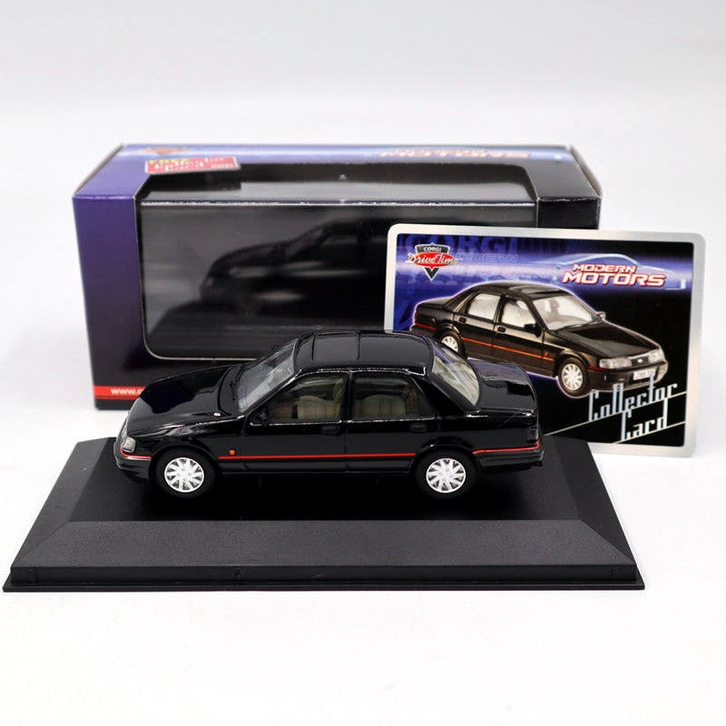 10pcs Wholesale LLEDO Vanguards 1:43 Scale Ford Sierra Sapphire GLS Black VA09901 Diecast Model Cars - Collectible Miniature Toy Vehicles for Display, Gifts & Car Enthusiasts