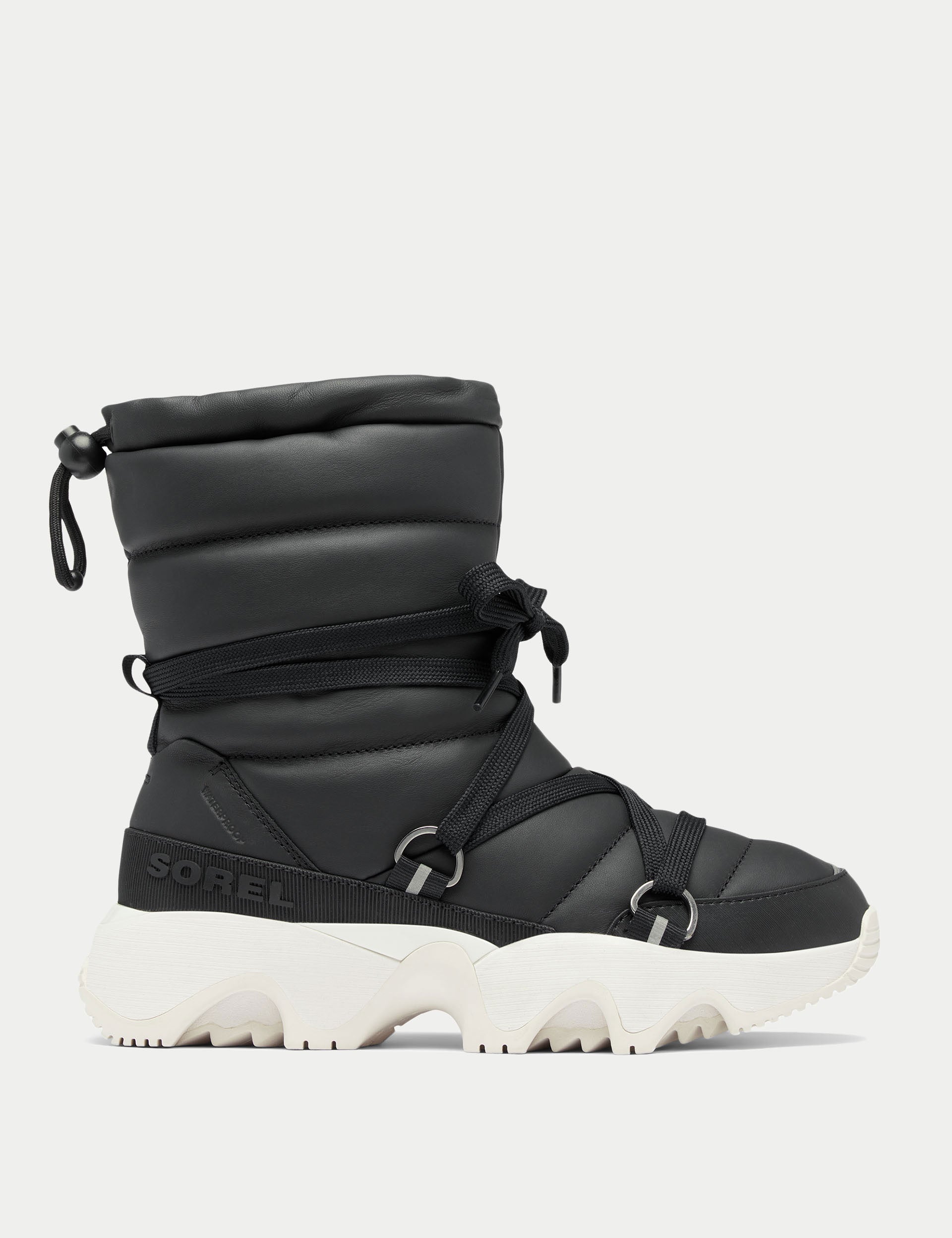 Kinetic Impact NXT Waterproof Hiking Boots for Men & Women - Black/Sea Salt - All-Terrain Outdoor Adventure & Work Boots