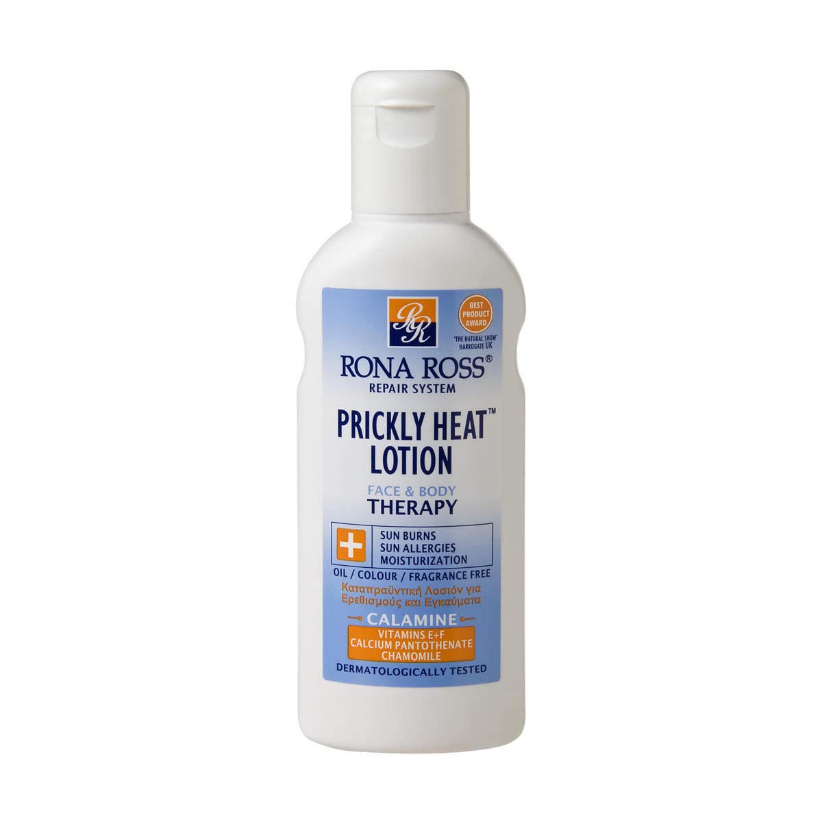 Rona Ross Prickly Heat Lotion - Cooling & Soothing Relief for Heat Rash & Skin Irritation - Perfect for Summer, Outdoor Activities & Hot Weather Skin Care