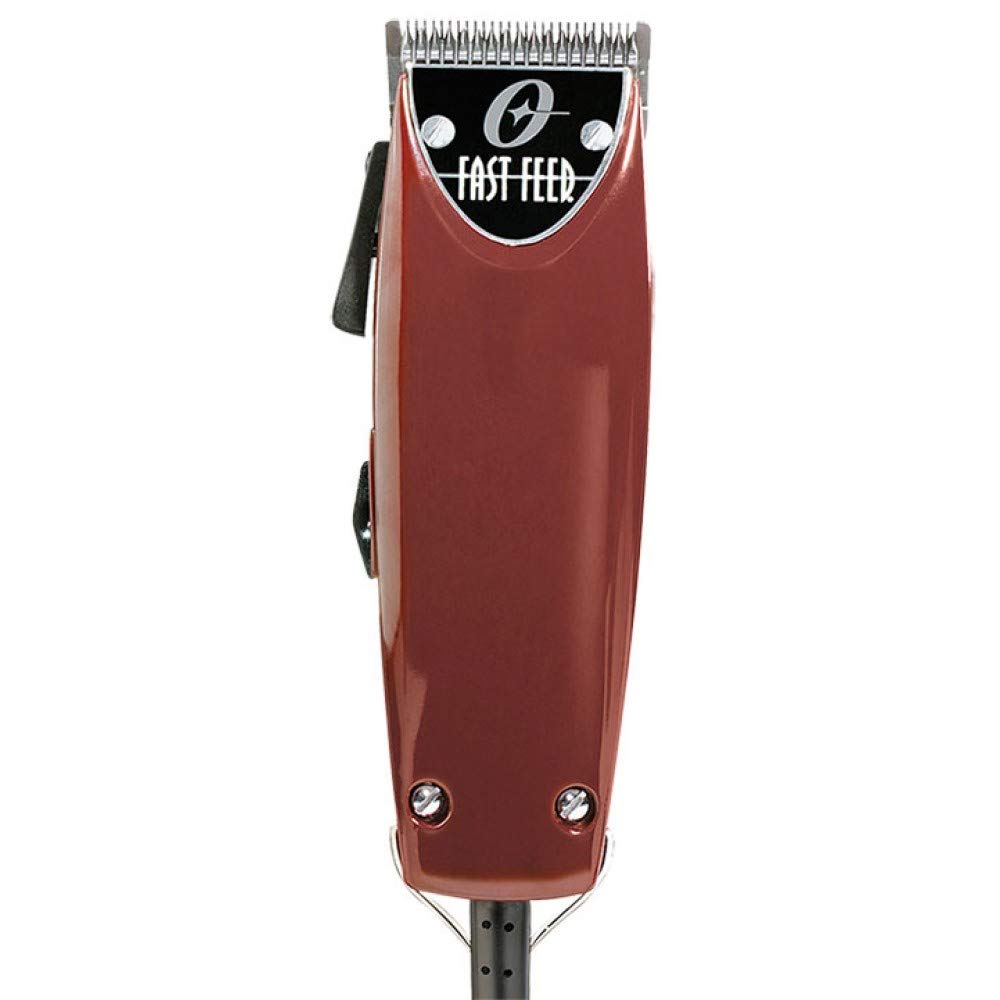 Oster 76023-510 Fast Feed Adjustable Hair Clipper for Men & Women - Professional Barber Clippers for Home Haircuts, Fades & Trims (Brown) - Perfect for DIY Grooming & Styling at Home