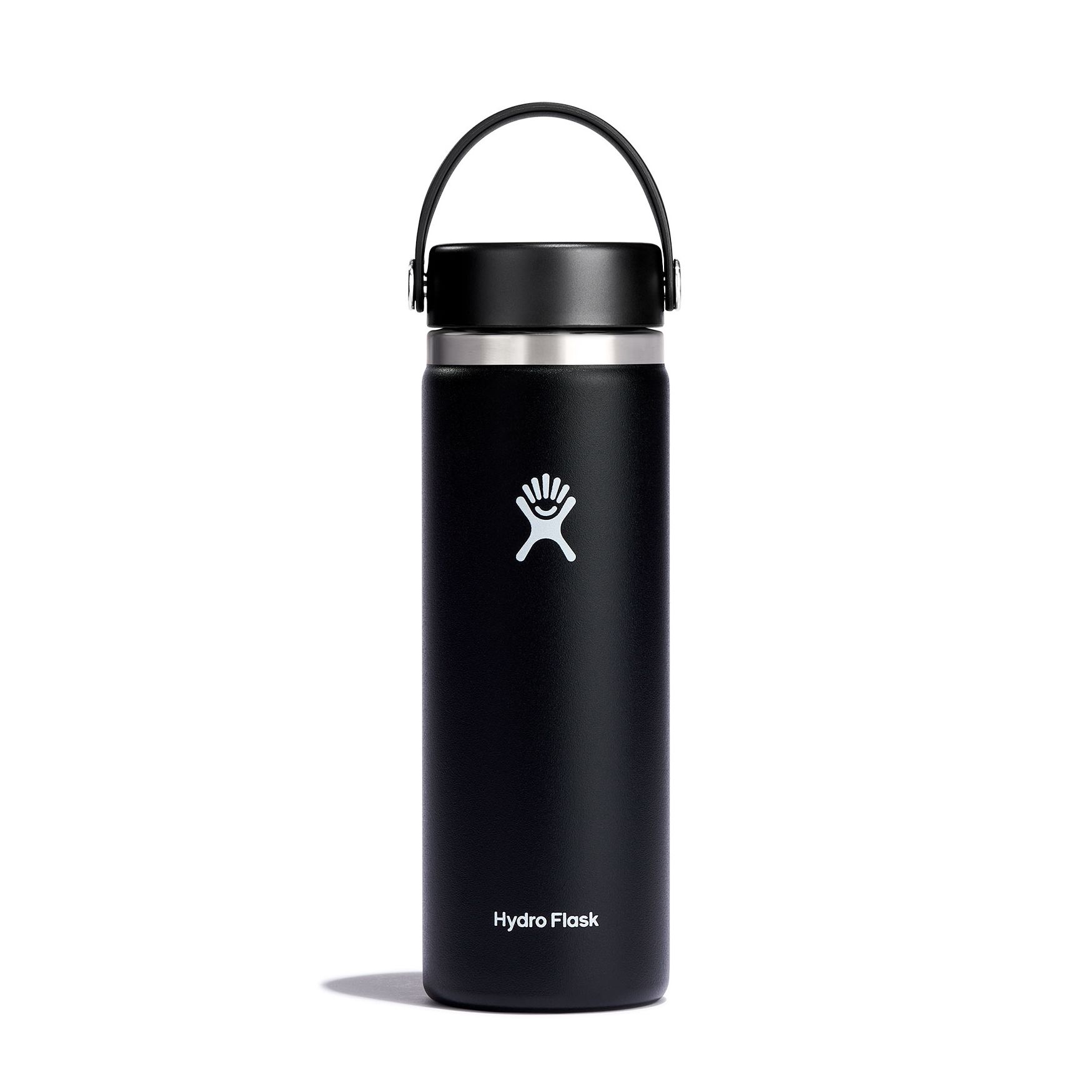 20 oz Wide Mouth Water Bottle - BPA Free, Leak Proof Stainless Steel Insulated Water Bottle for Gym, Hiking & Outdoor Activities