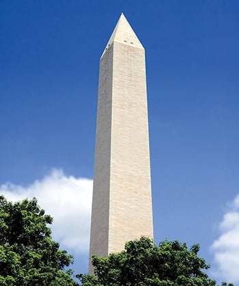 Washington Monument Scenic Printed Backdrop - High Quality Photo Background for Events, Photography & Virtual Meetings (View 1)