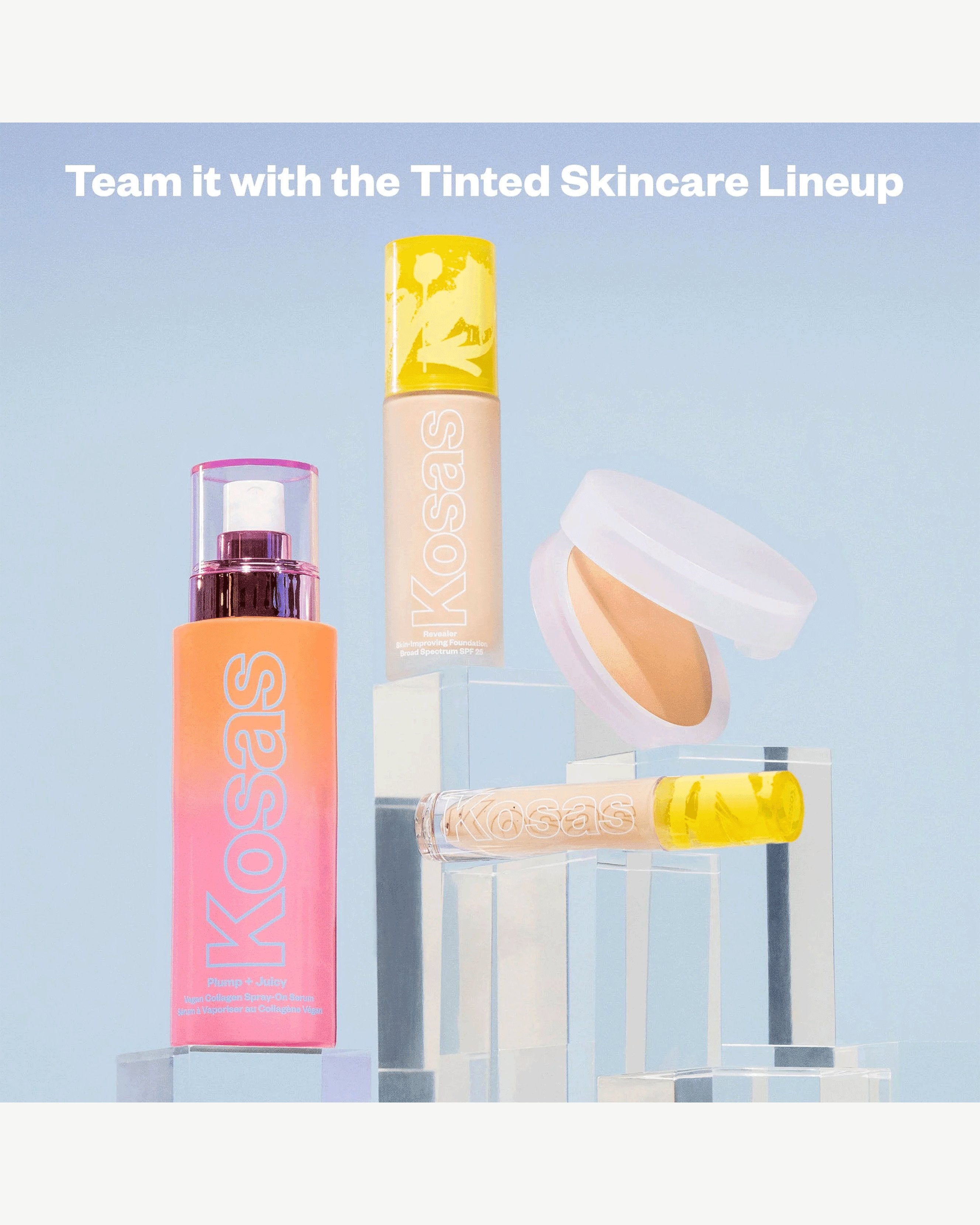Plump + Juicy Vegan Collagen Spray Serum for Face - Hydrating Anti-Aging Skincare Treatment for Dry Skin, Fine Lines & Wrinkles | Perfect for Daily Routine & Travel