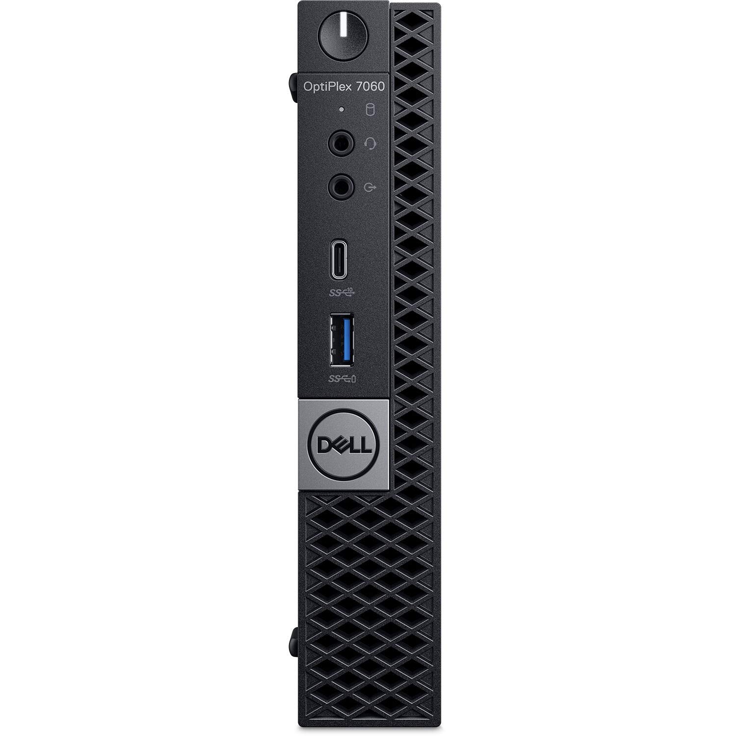 Dell OptiPlex 7060 Micro PC - Intel Core i7-8700T 6-Core 2.4GHz, 32GB DDR4 RAM, 1TB NVMe SSD, Win 10 Pro - Compact Business Desktop for Office, Home & Remote Work