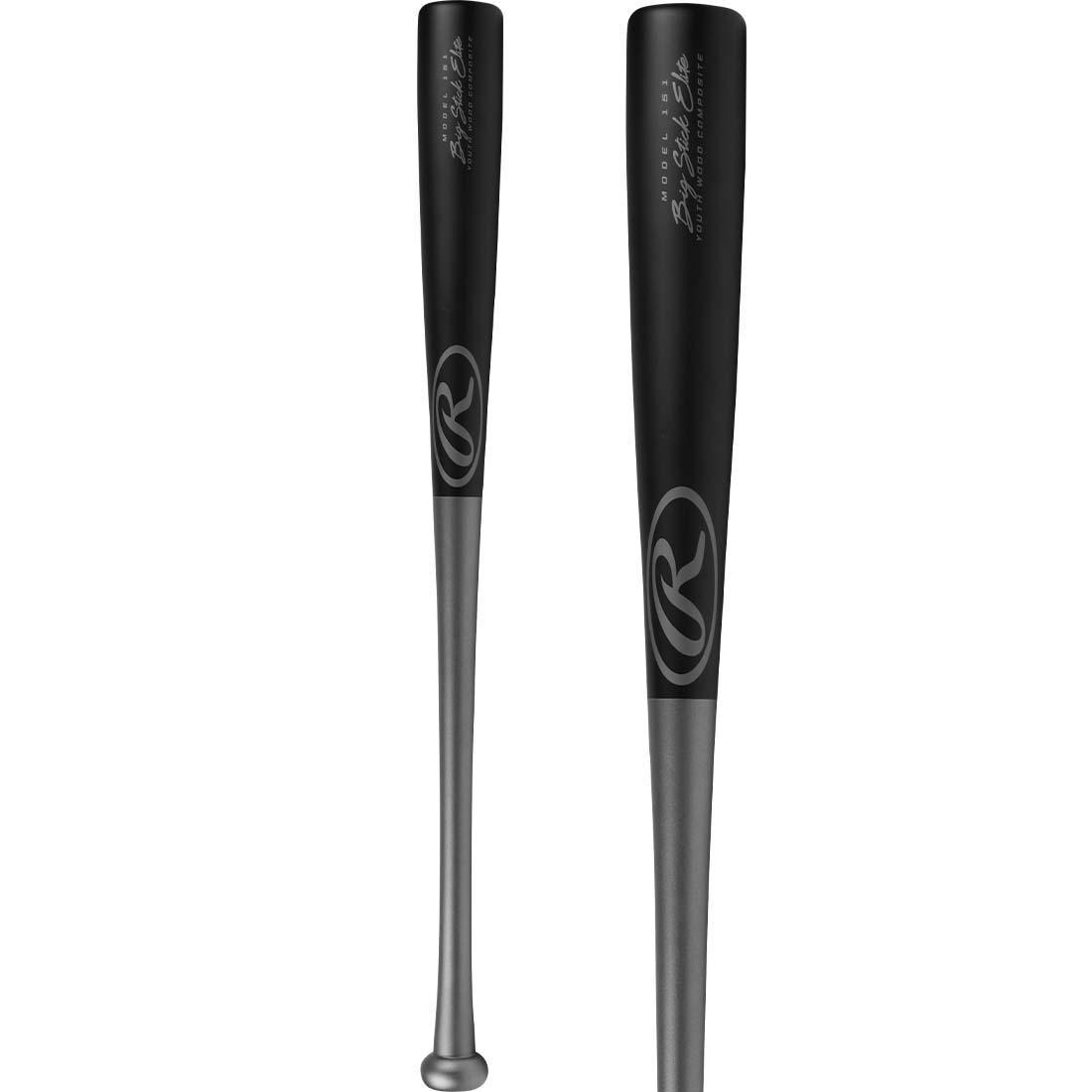 Rawlings Big Stick Elite Maple/Bamboo (5) Composite Wood Youth Baseball Bat Y151CB - Perfect for Youth Baseball Games & Training