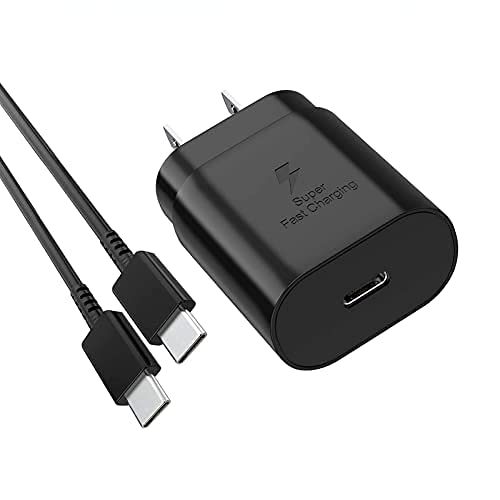 25W Fast Adaptive Wall Charger for Sony Xperia XA1 - USB C PD Charging & Data Transfer Cable Included (4FT/1.2M) - Black US Version with Warranty | Perfect for Home, Office & Travel Charging
