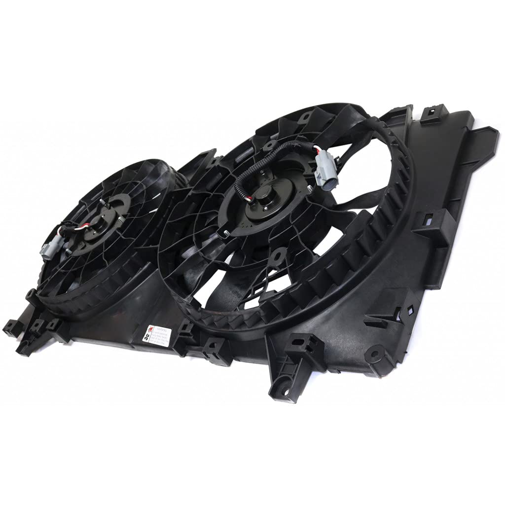 Mazda 3 Radiator Fan Assembly Replacement 2014-2018 | Compatible with MA3115161 & PE2015025 | Dual Cooling Fan for Engine Overheating Prevention | Perfect for Summer Driving and Heavy Traffic Conditions