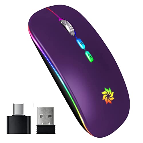 Dark Purple with LED Backlit