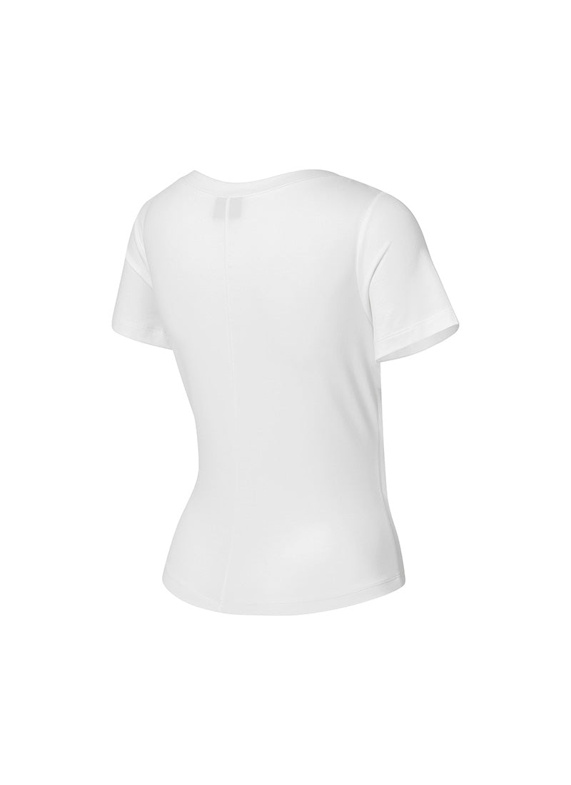 Supima Cotton Boat Neck Short Sleeve T-Shirt for Women - Soft & Breathable Summer Top - Perfect for Casual Wear, Beach Outings and Layering