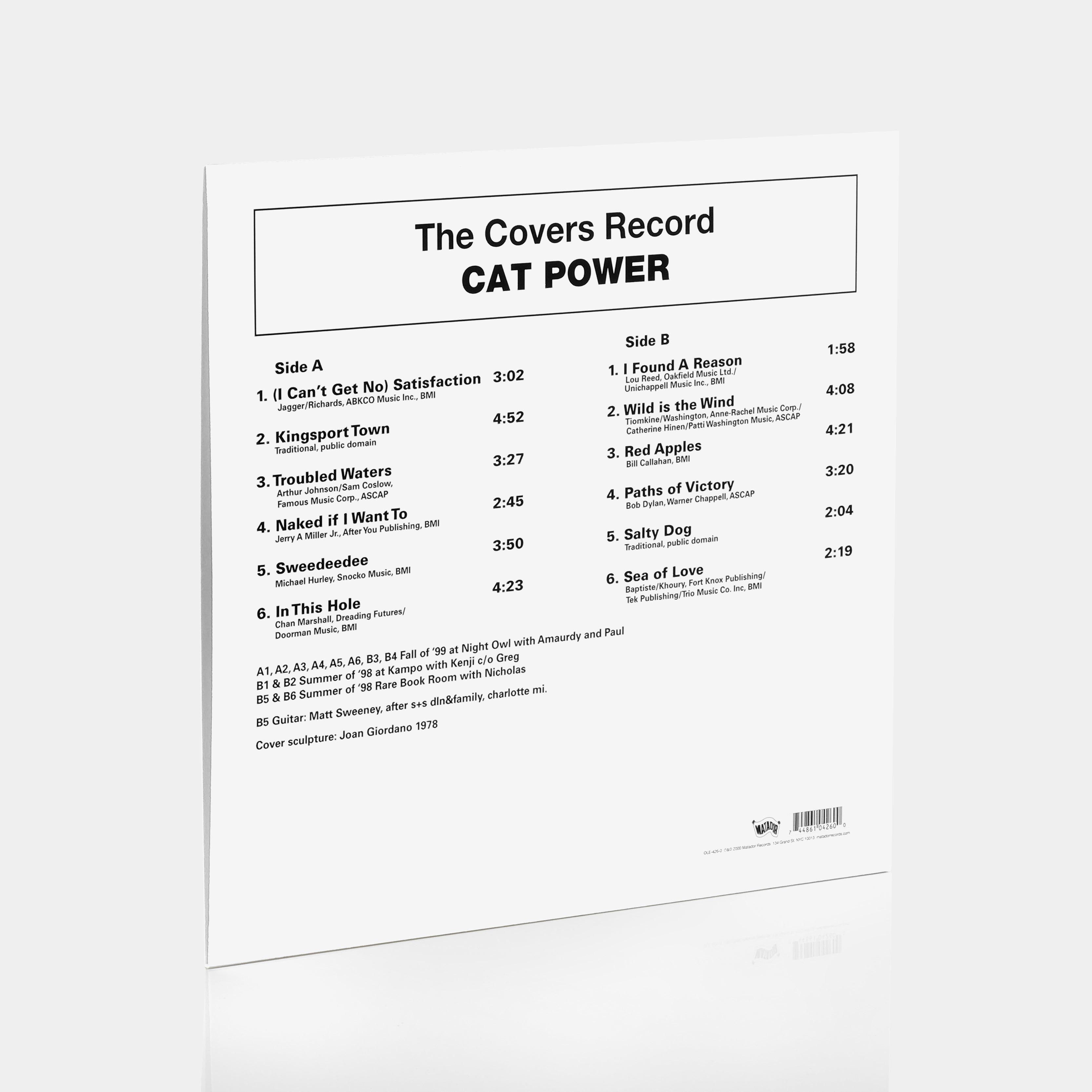 Cat Power - The Covers Record LP Vinyl | Limited Edition Indie Rock Album | Perfect for Record Collectors & Music Enthusiasts
