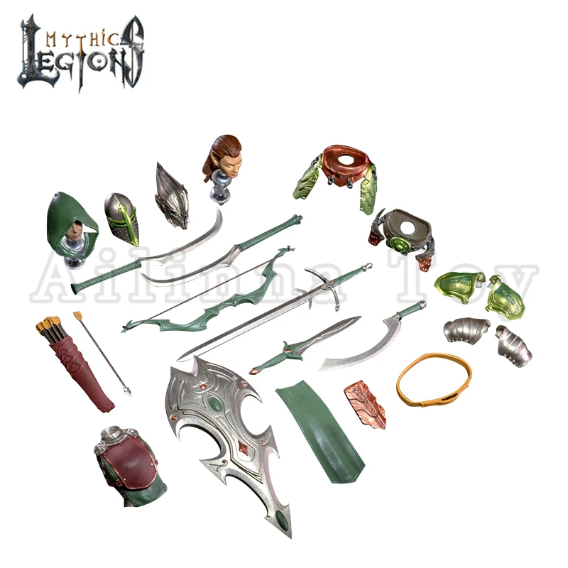Mythic Legions 1/12 Scale 6-Inch Deluxe Female Elf Action Figure Ver 2.0 by Four Horsemen Studios - Fantasy Collectible for Display & Role-Playing Games (RPG)