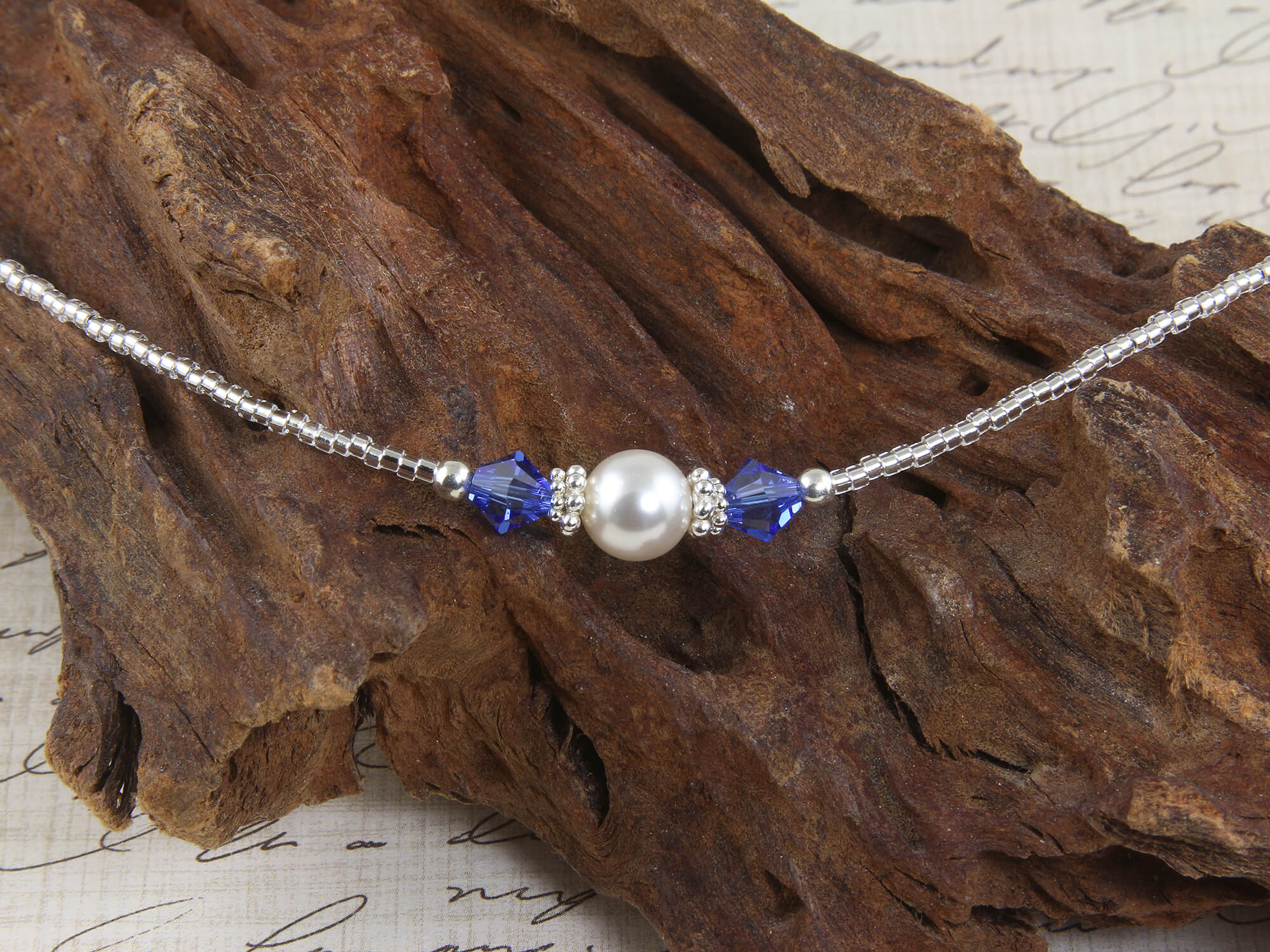 Elegant Sapphire Anklet for Brides - Perfect 'Something Blue' Wedding Jewelry Gift for Bride, Bridesmaids & Bachelorette Party | Boho Beach Wedding Accessory