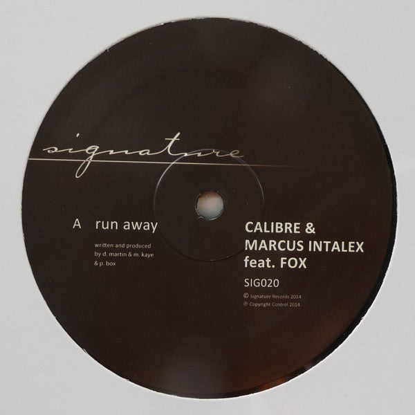 Calibre & Marcus Intalex - Run Away / Somethin Heavy 12