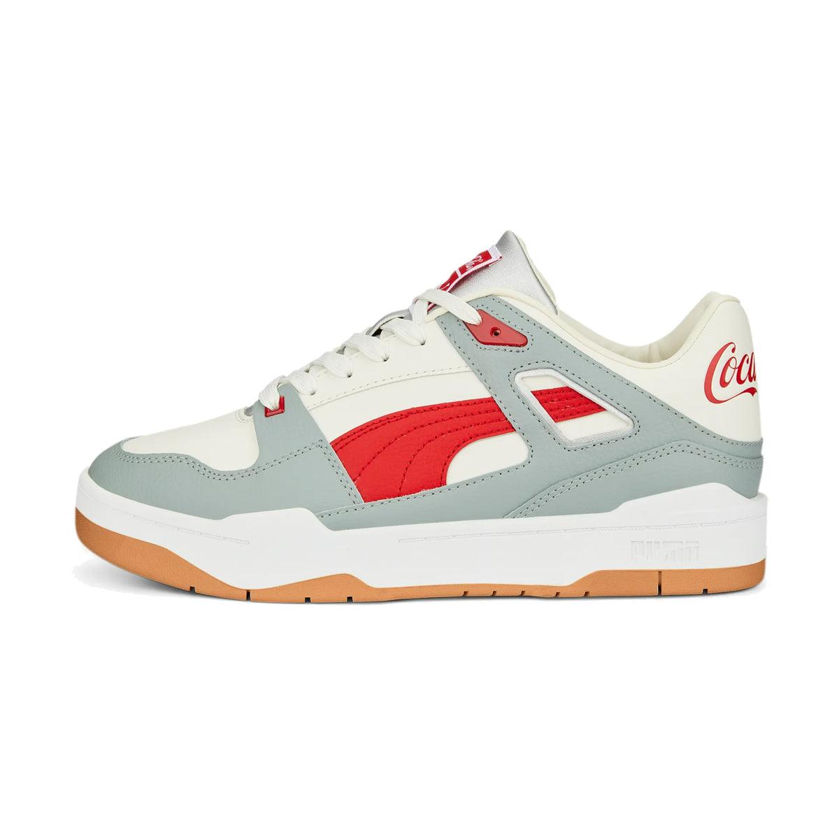 Coca Cola Slipstream 'Slate Racing Red' Sneakers - Stylish Retro Running Shoes for Men & Women - Perfect for Jogging, Gym Workouts & Casual Streetwear Fashion