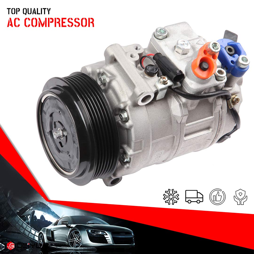2006-2007 Mercedes-Benz C230 AC Compressor & Clutch Kit - High Performance Air Conditioner Replacement Part - Perfect for Summer Cooling & Auto AC Repair