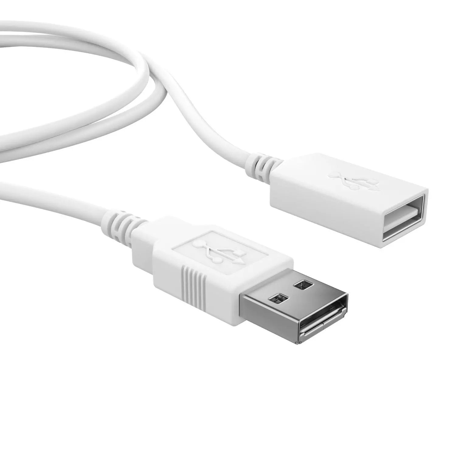 6 Foot Male to Female USB 2.0 Extension Cable - High Speed Data Transfer for Computers, Printers, Scanners & More | Durable & Reliable Connectivity Solution