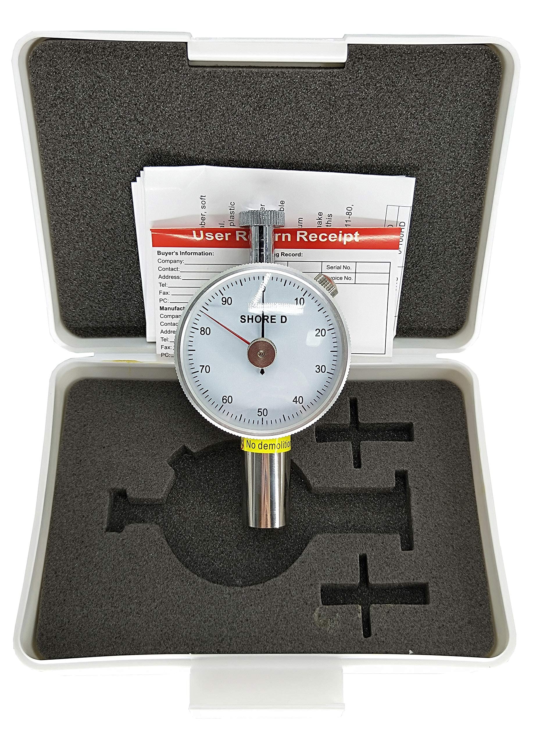 LX-D-2 Dual Needle Shore D Hardness Tester | Digital Durometer for Rubber, Plastic & Soft Materials (0-100HD) | Ideal for Quality Control in Manufacturing & Laboratories