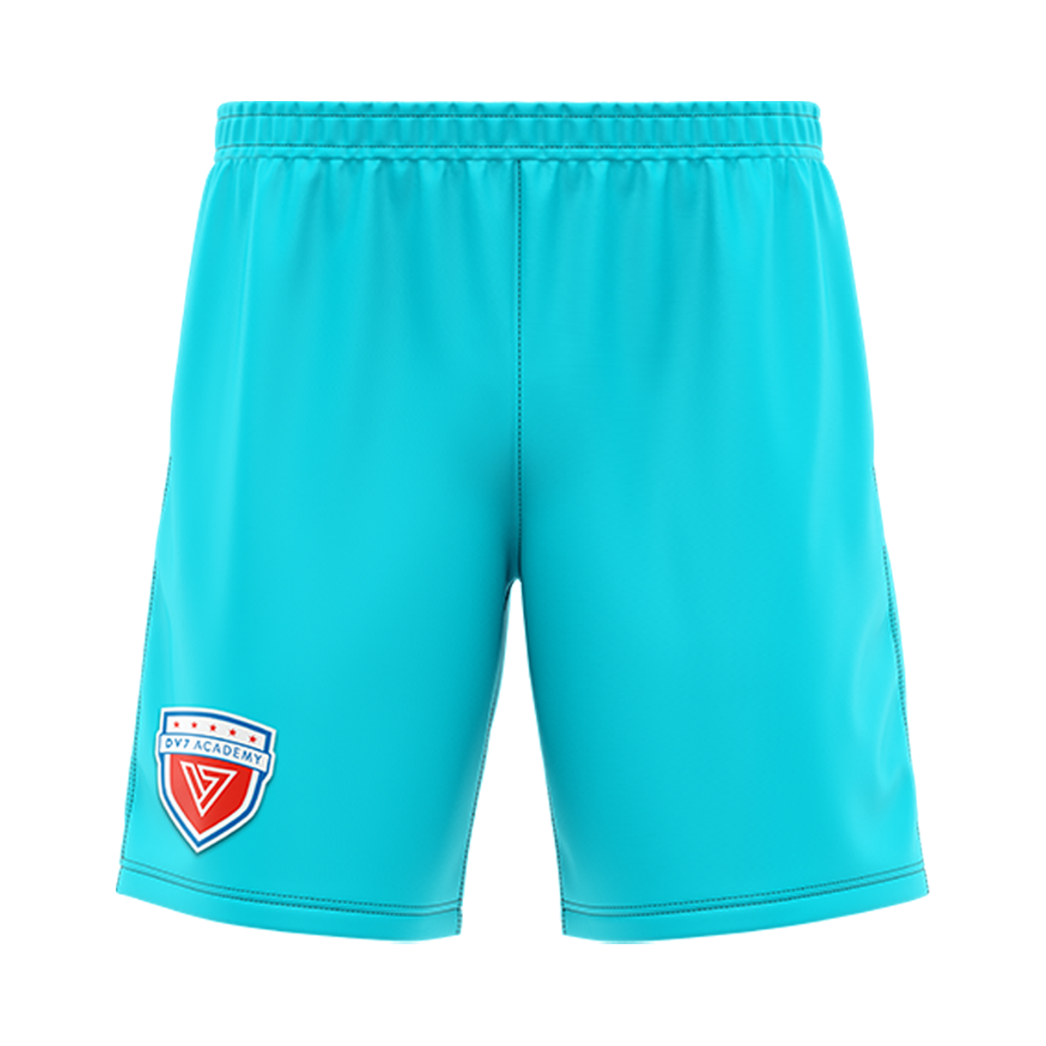 DV7 GK Blue Shorts - Premium Athletic Shorts for Soccer & Training - Comfortable & Durable for Men & Women | Perfect for Sports, Gym & Casual Wear