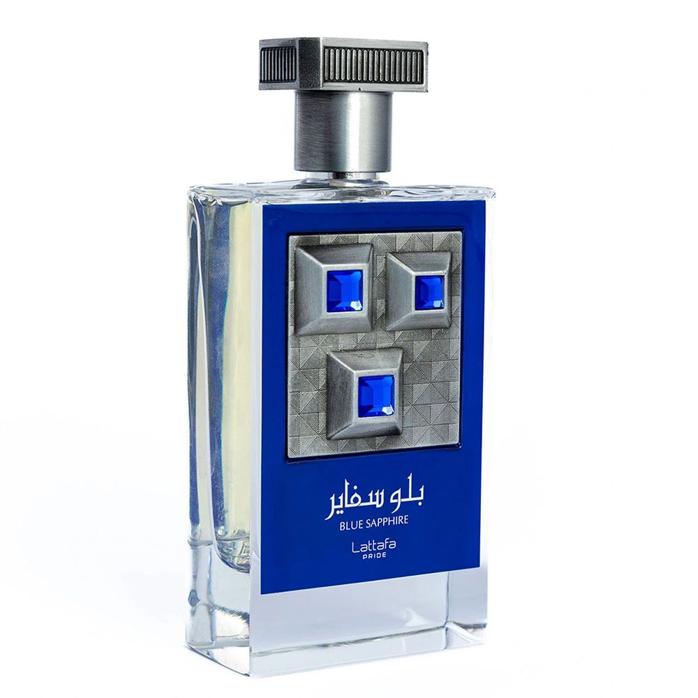 Lattafa Pride Blue Sapphire EDP Perfume for Women - 3.4 oz / 100ml - Long Lasting Floral Fragrance for Date Night & Special Occasions