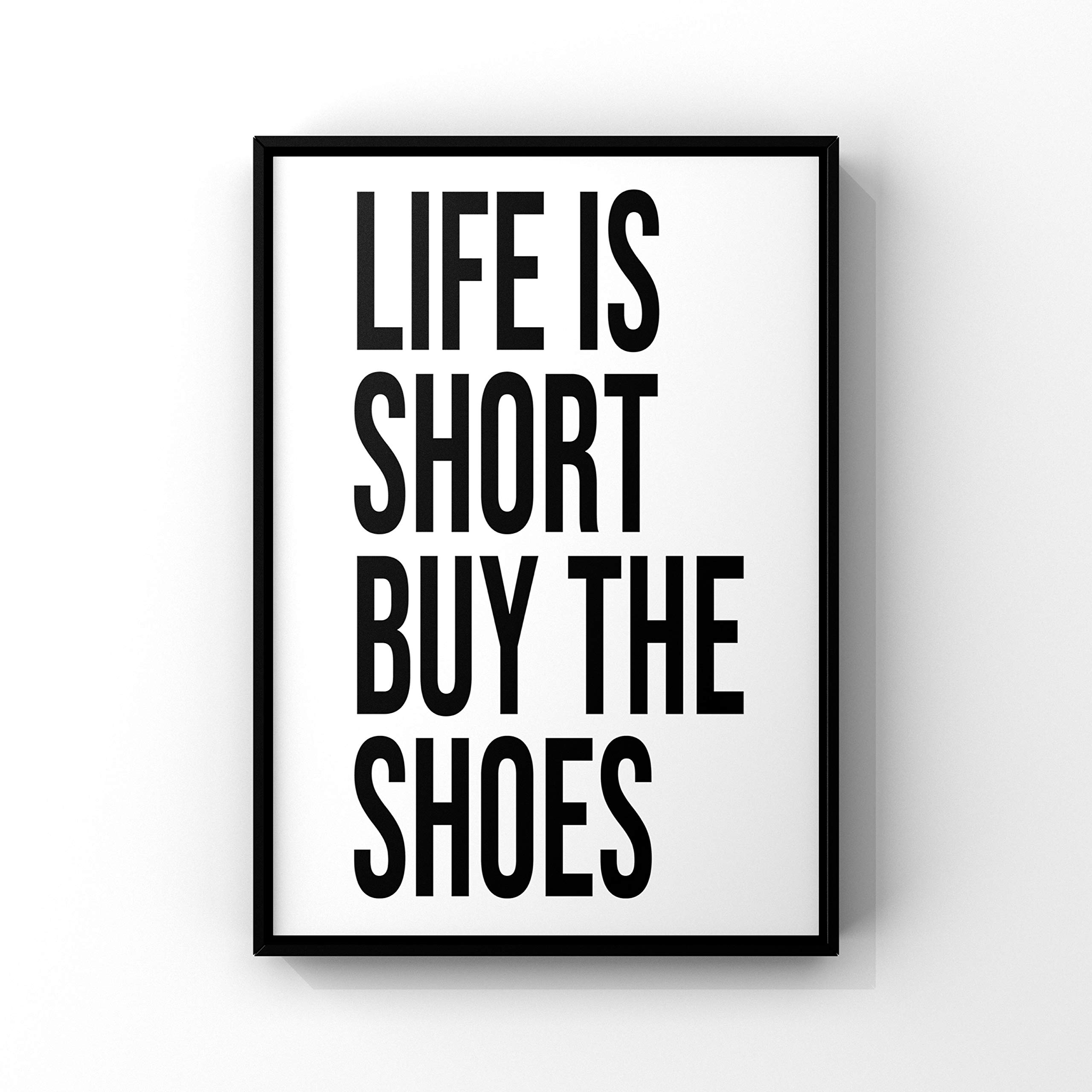 Trending Fashion Wall Art Prints - Prada Marfa & Quote Decor for Bedroom, Best Friend Gift - Perfect for Home Decor, Living Room & Office Wall Art - 