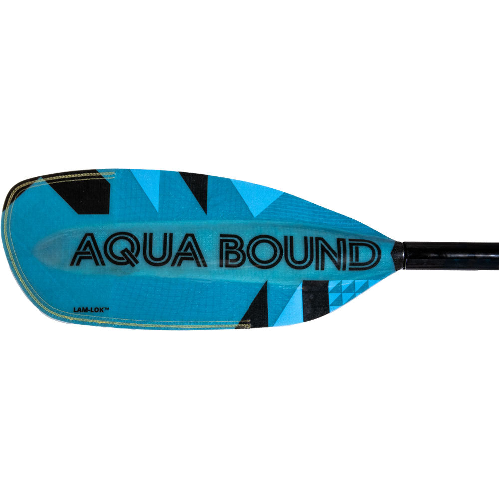 Aqua Bound Aerial Minor Fiberglass Bent Shaft 1-Piece Kayak Paddle - Lightweight & Durable for Recreational Kayaking & Fishing Adventures