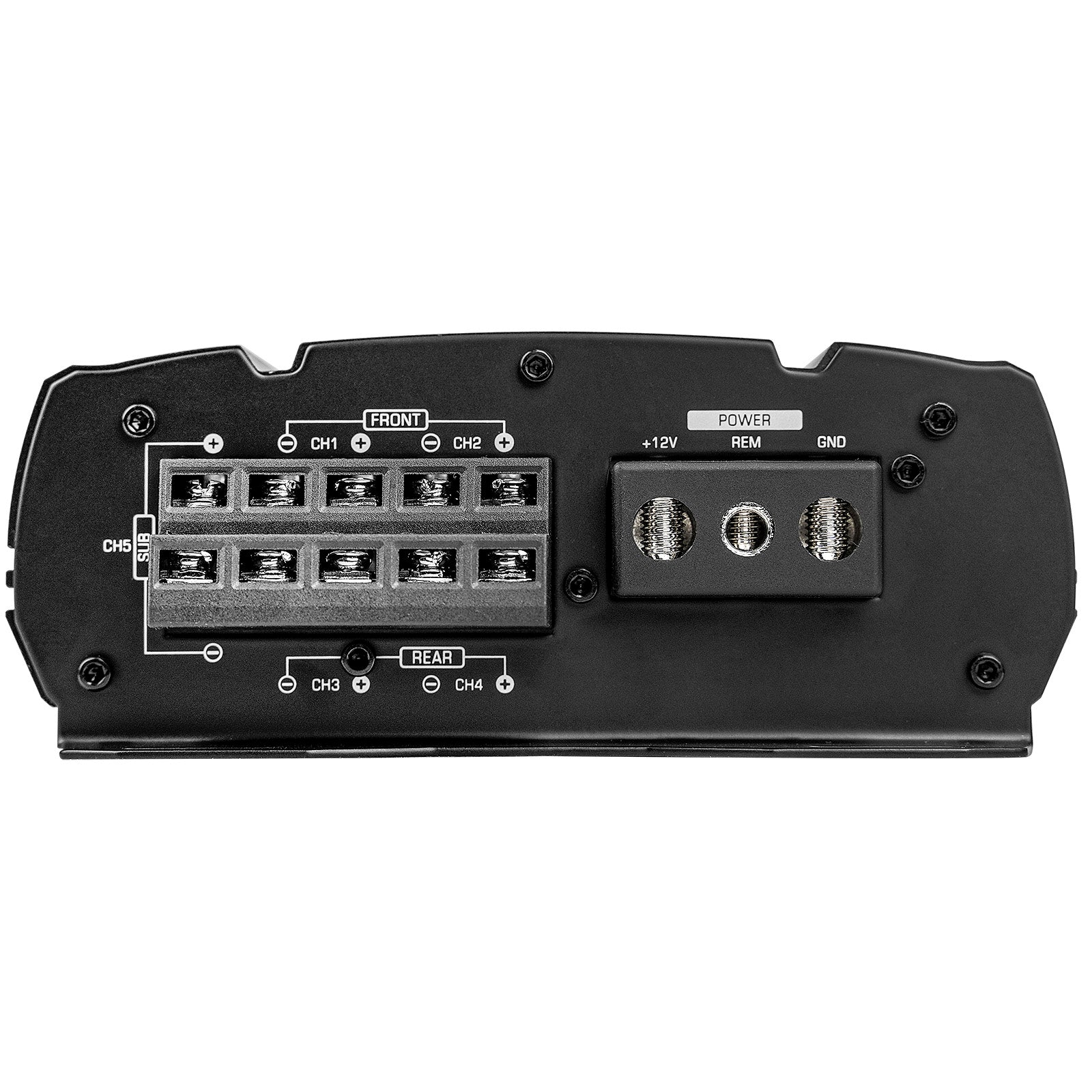 5 Channel Mini Class AB Mosfet Amplifier APMQ 56125 - High Power Audio Amplifier for Car Stereo, Home Theater & DIY Audio Systems