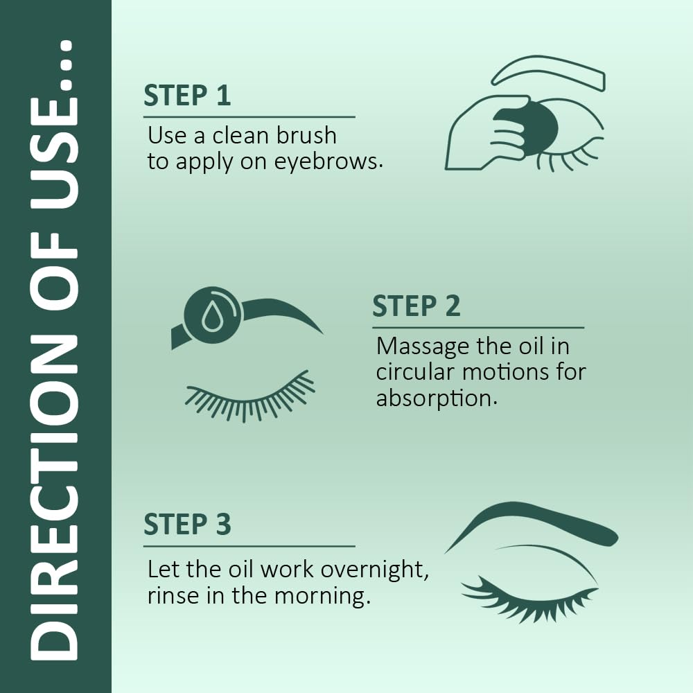 7 Days Eyelash & Eyebrow Growth Serum with Castor Oil & Vitamin E - Natural Lash Enhancer for Longer, Thicker Lashes & Brows - Lightweight, Non-Greasy Formula (30ml) - Perfect for Nighttime Use & Makeup Prep