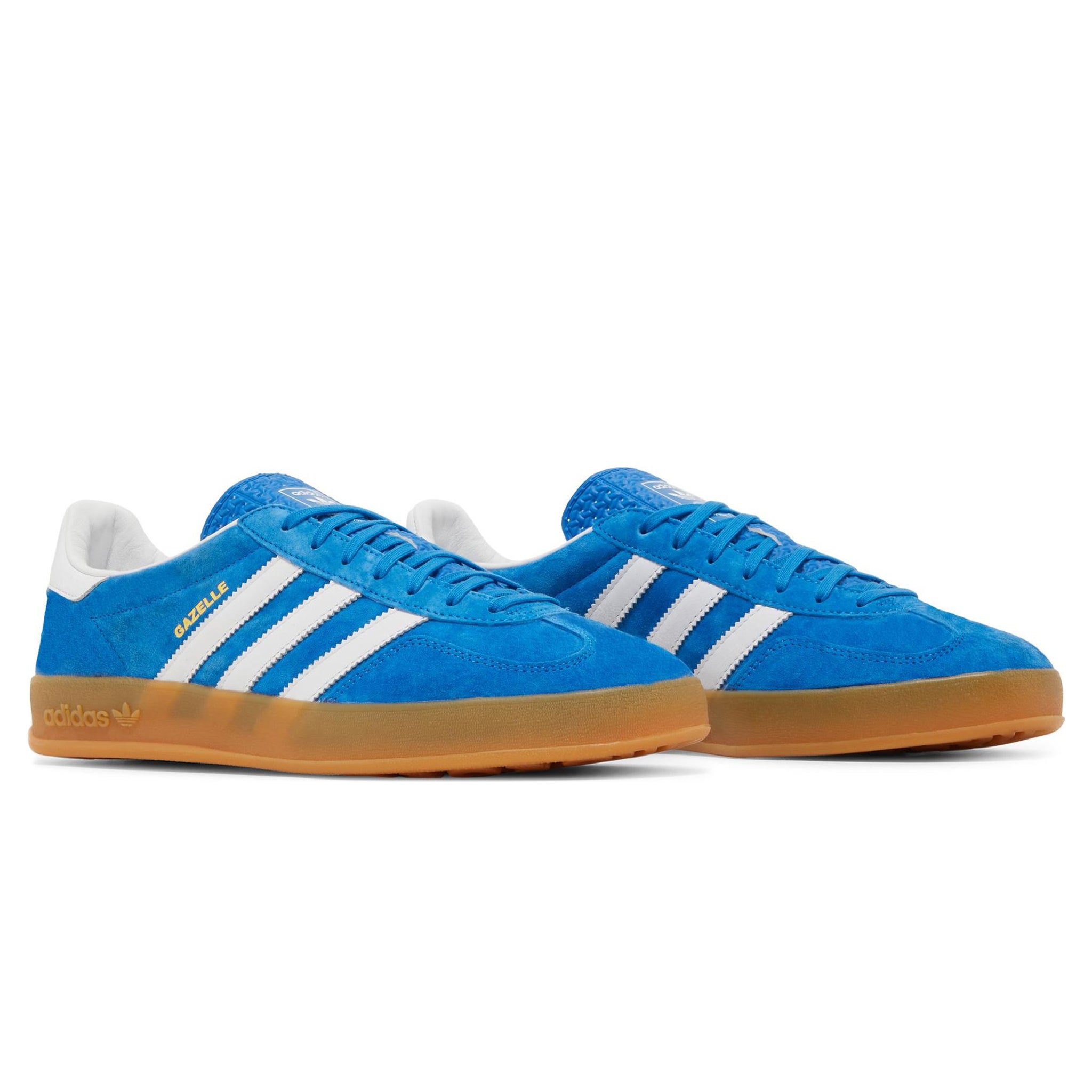 Adidas Gazelle Indoor Sneakers - Blue Bird & Gum Color - Perfect for Casual Wear, Gym & Street Style