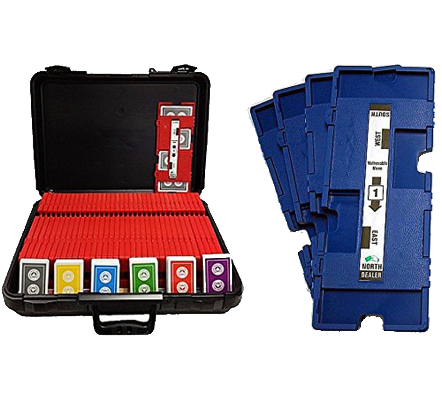 36 Imperial-Plus Duplicate Bridge Boards with 36 Decks ACBL Approved Playing Cards & Premium Carrying Case - Perfect for Bridge Tournaments, Game Nights & Travel