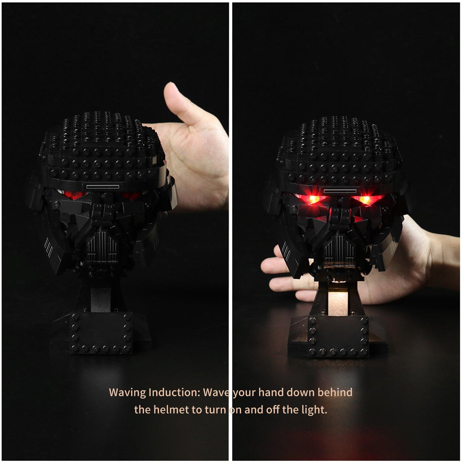 Best Light Kit for LEGO Star Wars Dark Trooper Helmet 75343 - DIY Lighting Upgrade for Display & Nighttime Showcase