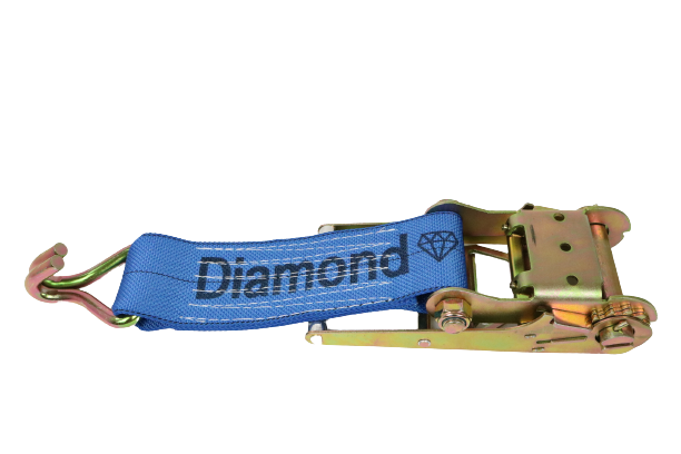 4-Pack Heavy Duty Diamond Weave Ratchet Straps with Wire Hooks - Secure Cargo, Motorcycle, ATV & Truck Loads for Safe Transport