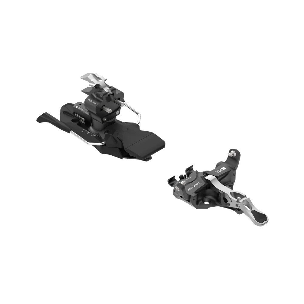 ATK Crest 10 Ski Bindings - Lightweight Alpine Touring Bindings for Backcountry & Freeride Skiing | Perfect for Powder, Mountaineering & Off-Piste Adventures