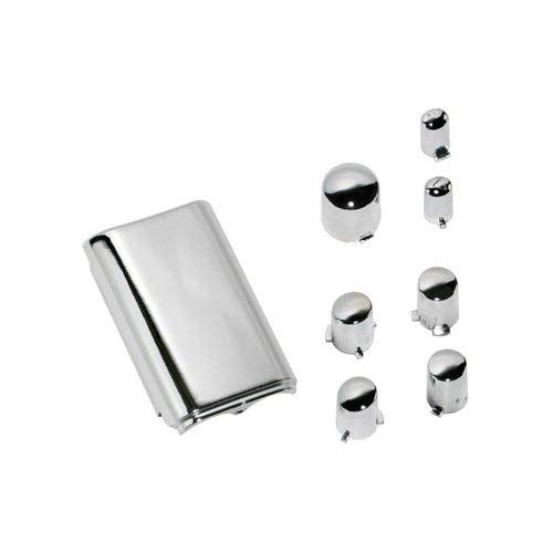 OSTENT Full Controller Shell Case Housing for Microsoft Xbox 360 Wireless Controller - Silver Replacement Cover with Easy Installation | Perfect for Gaming, Home Entertainment & Controller Protection