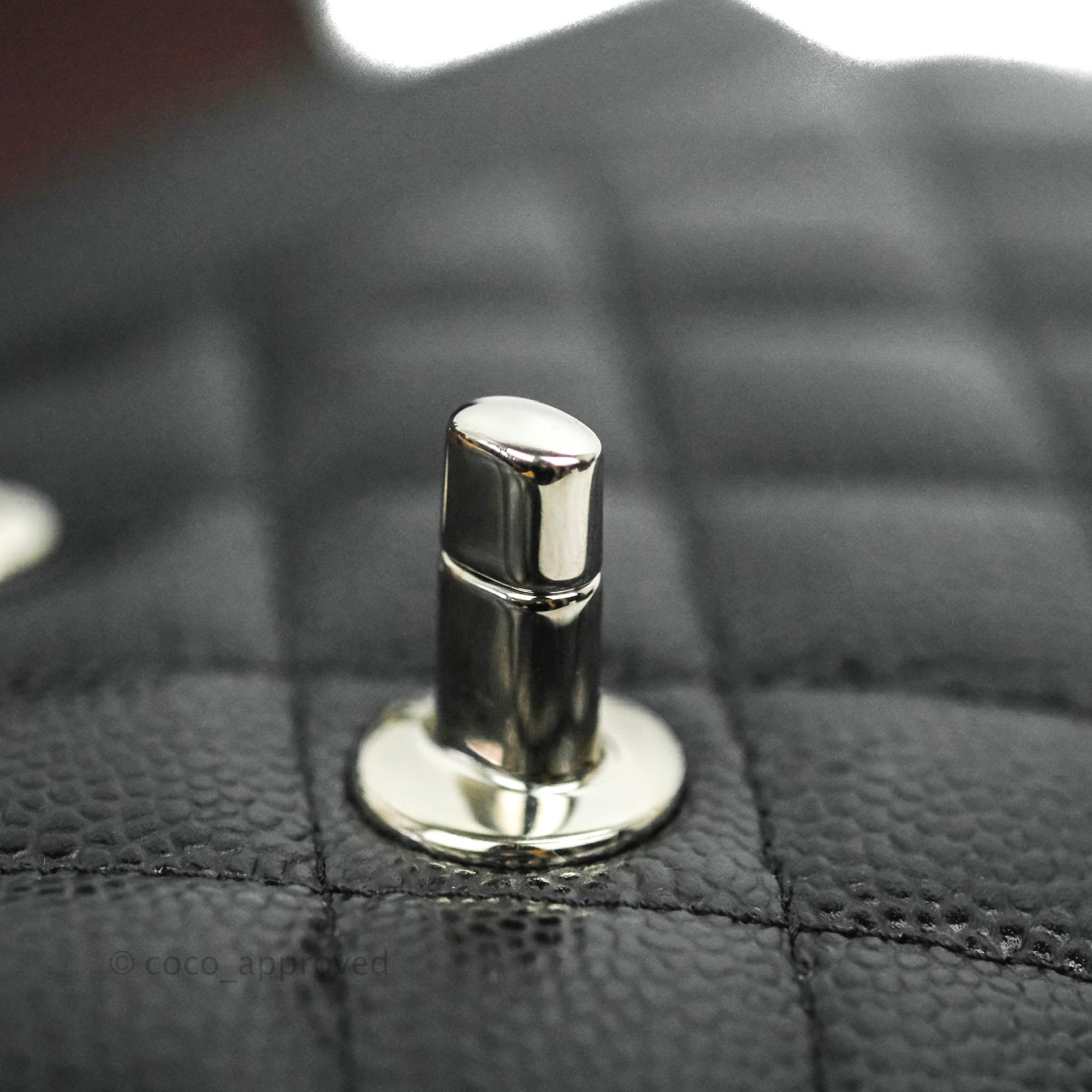 Chanel Classic Medium Double Flap Bag Black Caviar Leather with Silver Hardware - Luxury Designer Handbag for Women, Perfect for Work, Evening Events & Special Occasions