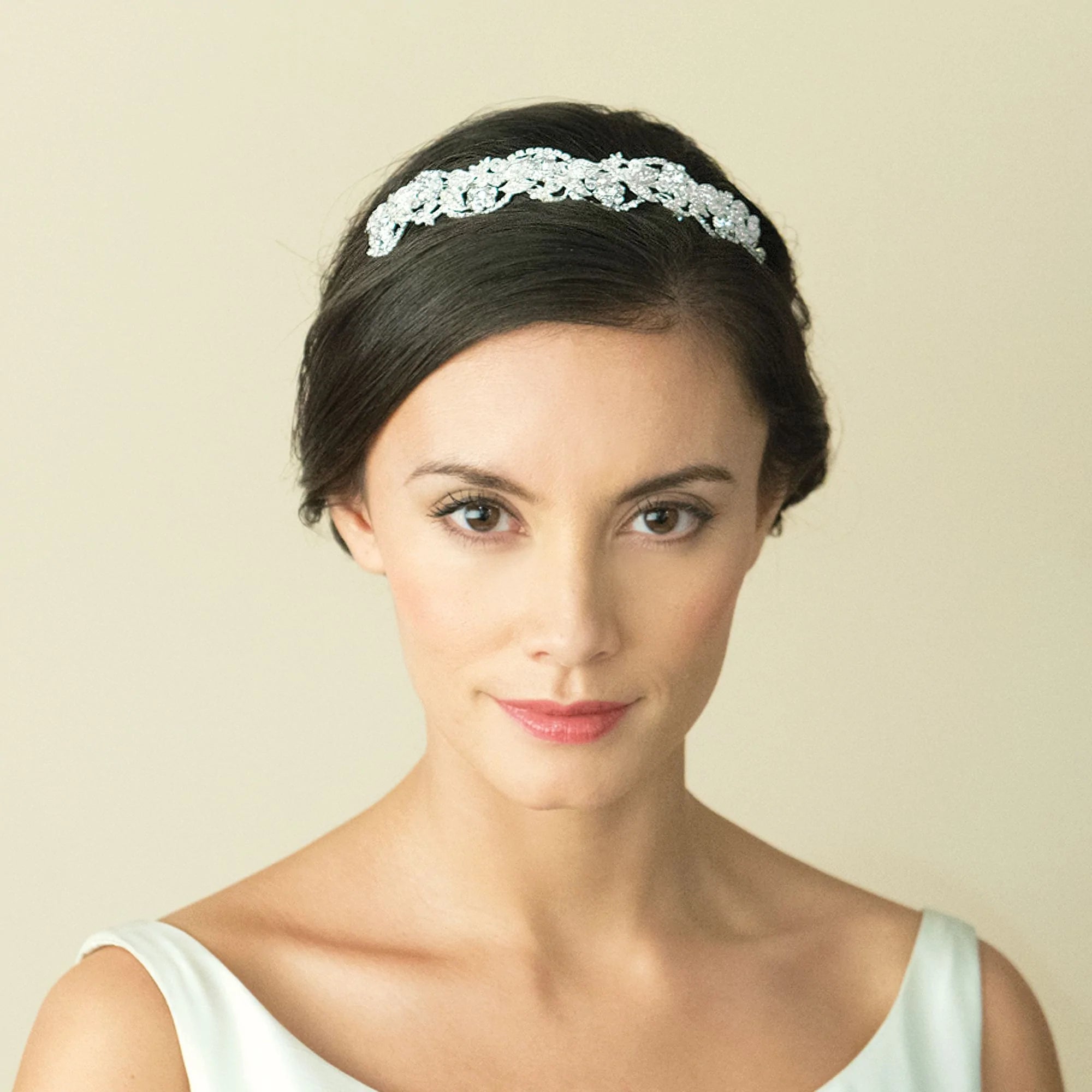 BRIAR ROSE Crystal Bridal Tiara Headband - Elegant Wedding Hair Accessory for Bride, Bridesmaids & Prom | Perfect for Weddings, Proms, Pageants & Special Occasions