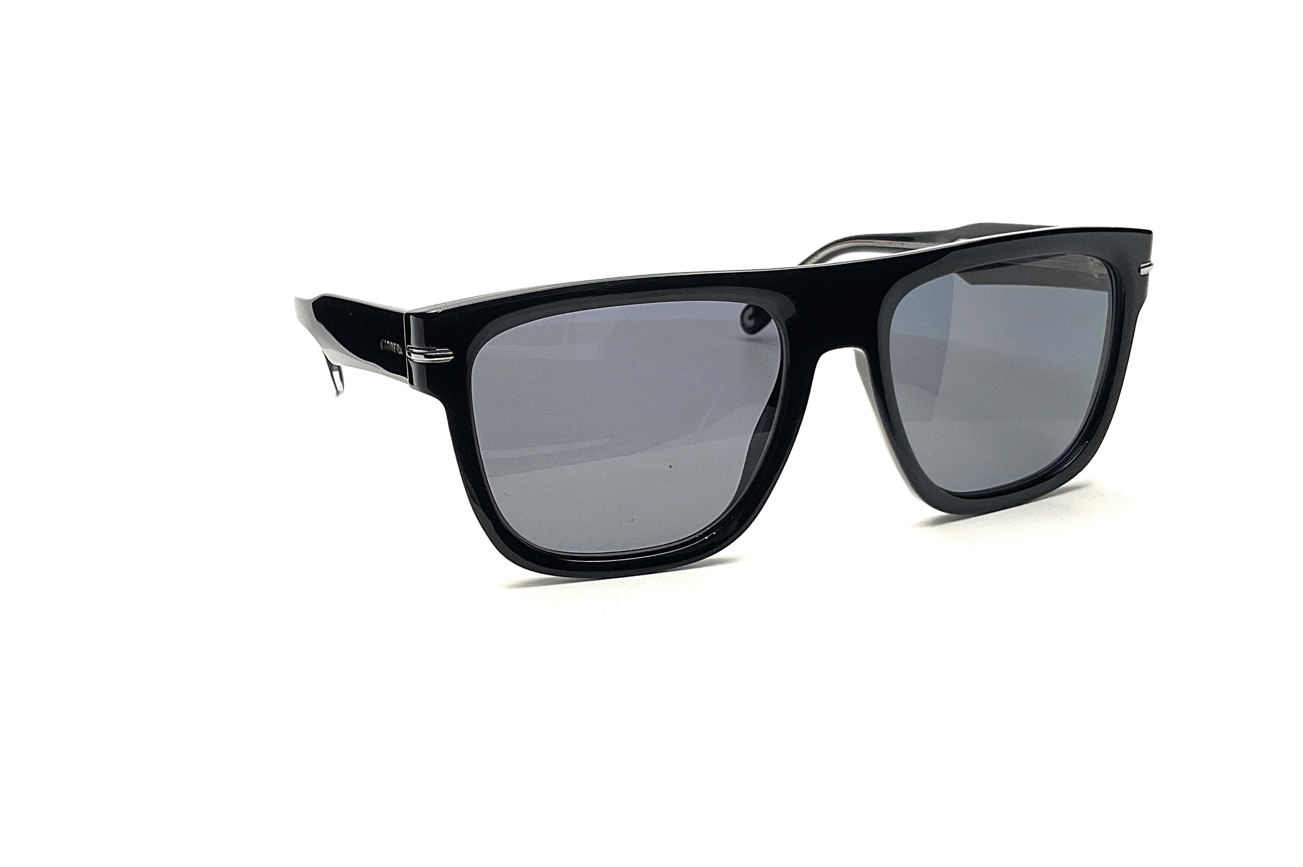 Carrera 340/S Black Ruthenium Sunglasses - Polarized Aviator Style for Men & Women - Perfect for Driving, Outdoor Sports & Fashion Accessories