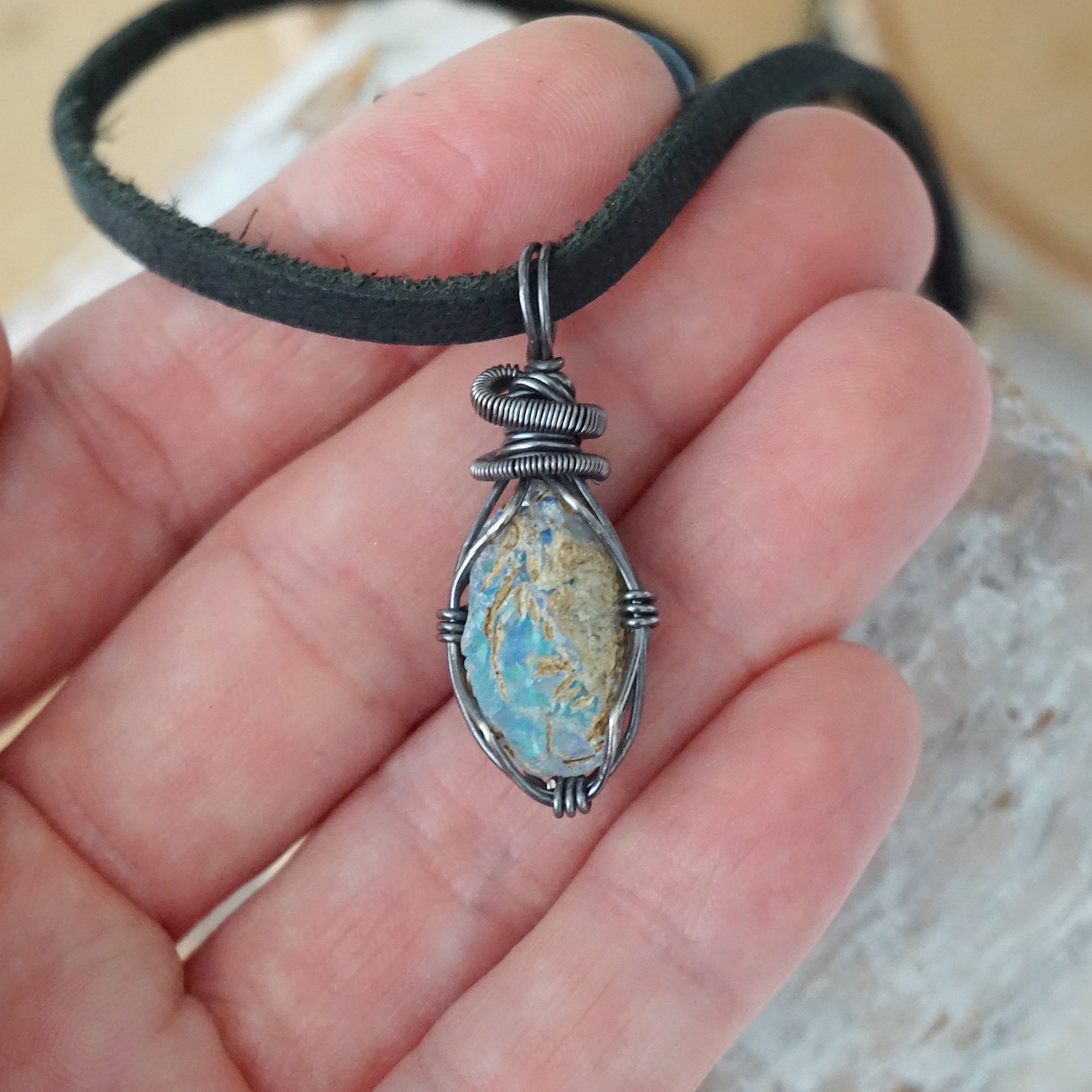 Vintage Fire Opal Pendant Necklace in Antiqued Silver - Elegant Jewelry for Women, Perfect for Weddings, Parties & Special Occasions