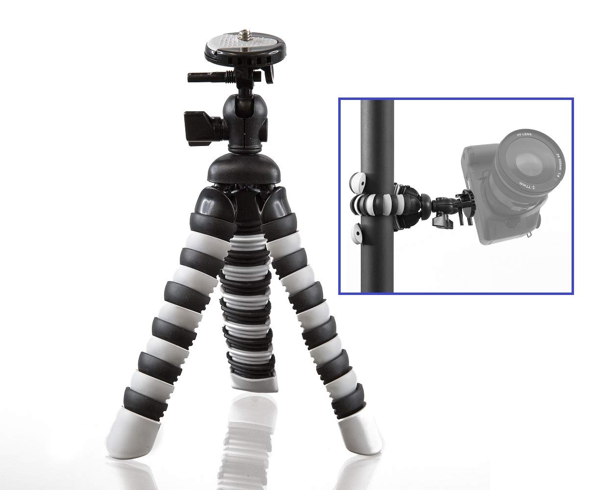 Flexible 8-Inch Mini Tripod Stand for Sony DSC-HX99 Camera - Compact & Adjustable for Vlogging, Travel Photography, and Tabletop Shooting