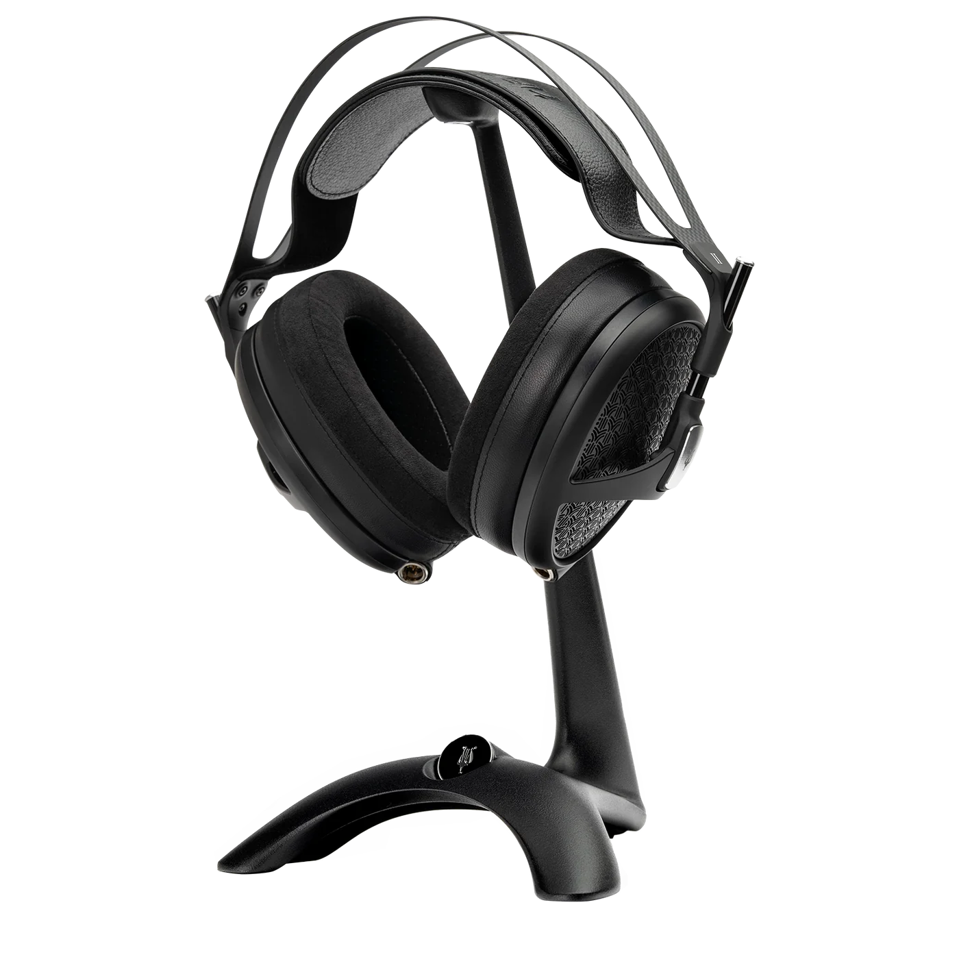 Premium Meze Manta Wooden Headphone Stand - Elegant Display & Storage for Audiophile Headphones - Perfect for Home Office, Studio & Gaming Setup