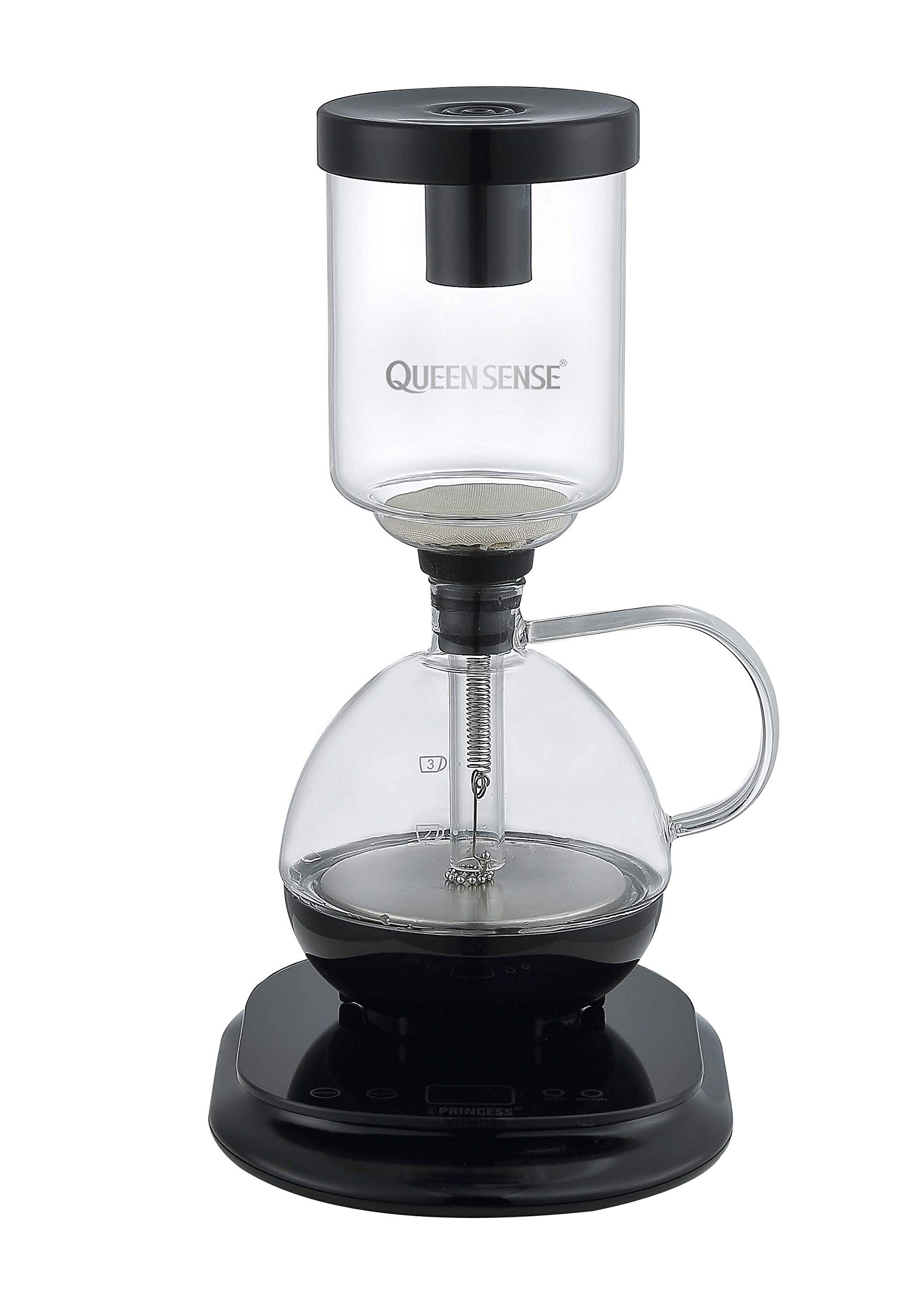 Electric Siphon Coffee Maker - Vacuum Pot for Home & Office Brewing