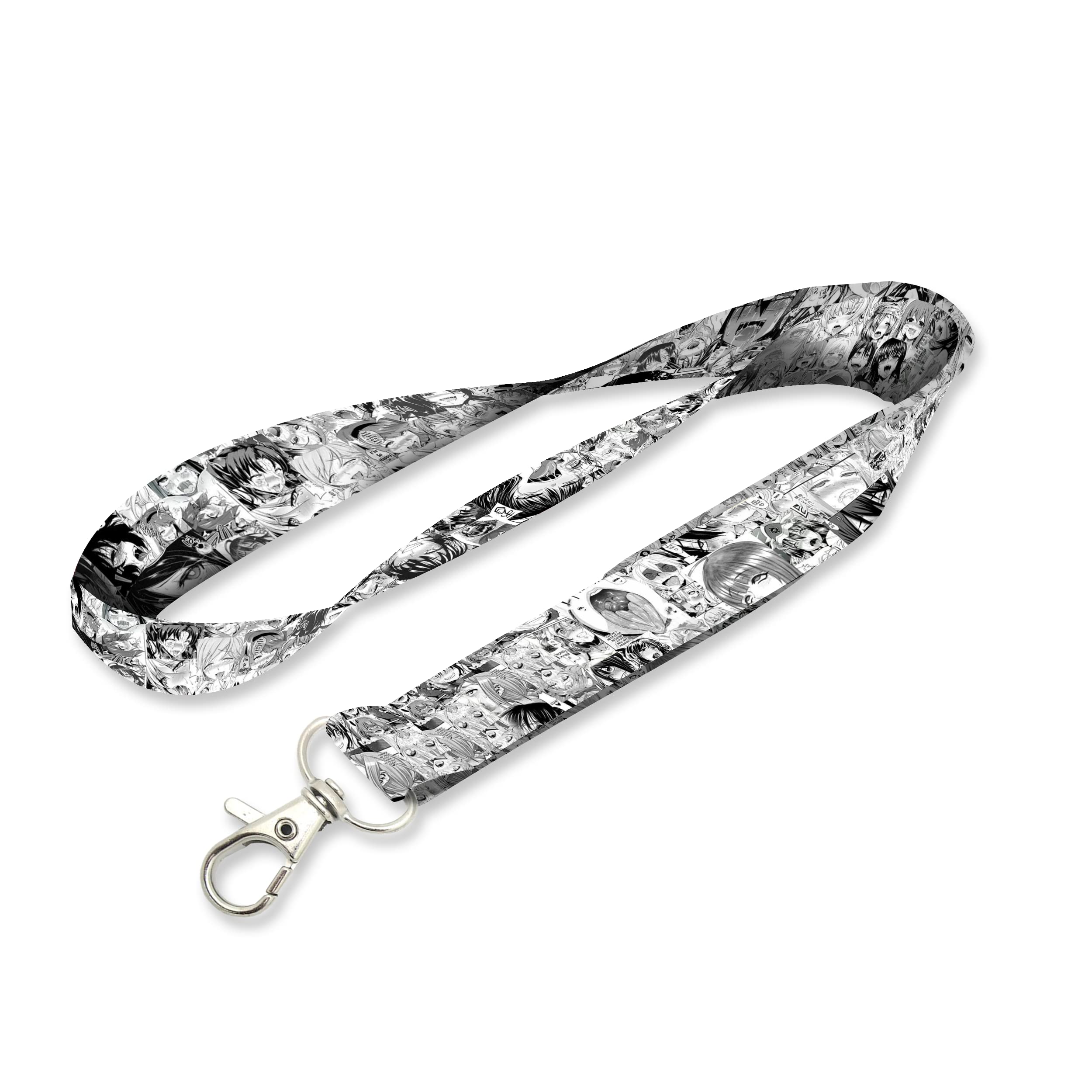Cute Anime Lanyard Keychain with Lust Face Design - Perfect for Cosplay, Conventions, and Anime Fan Accessories